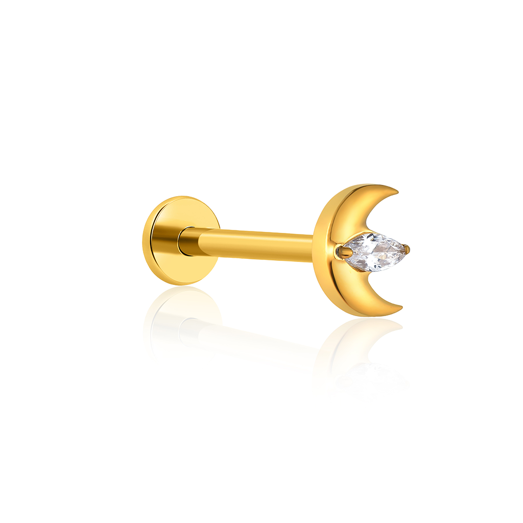 18k V-Gold Sauron Flatback