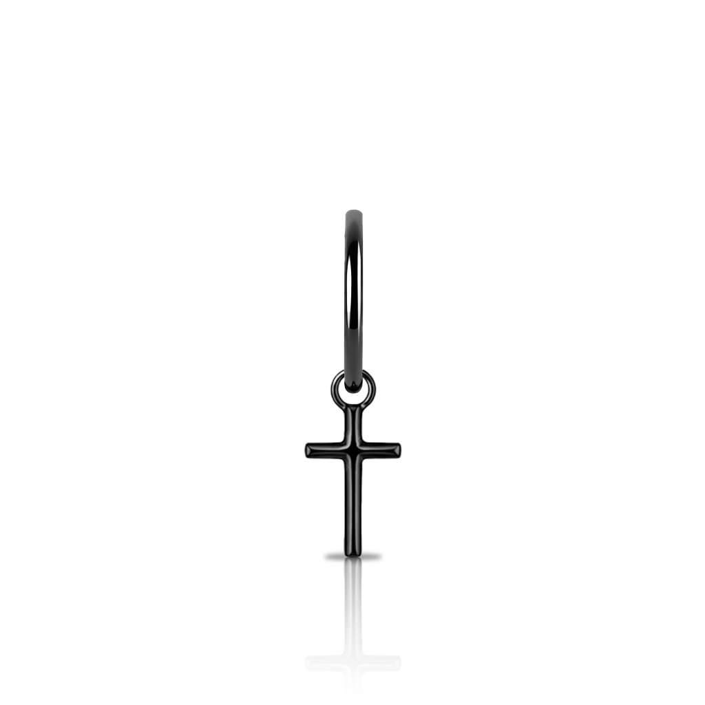 Blackline Cross Charm
