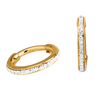 V-Gold Epoxy Jewelled Hinged Segment