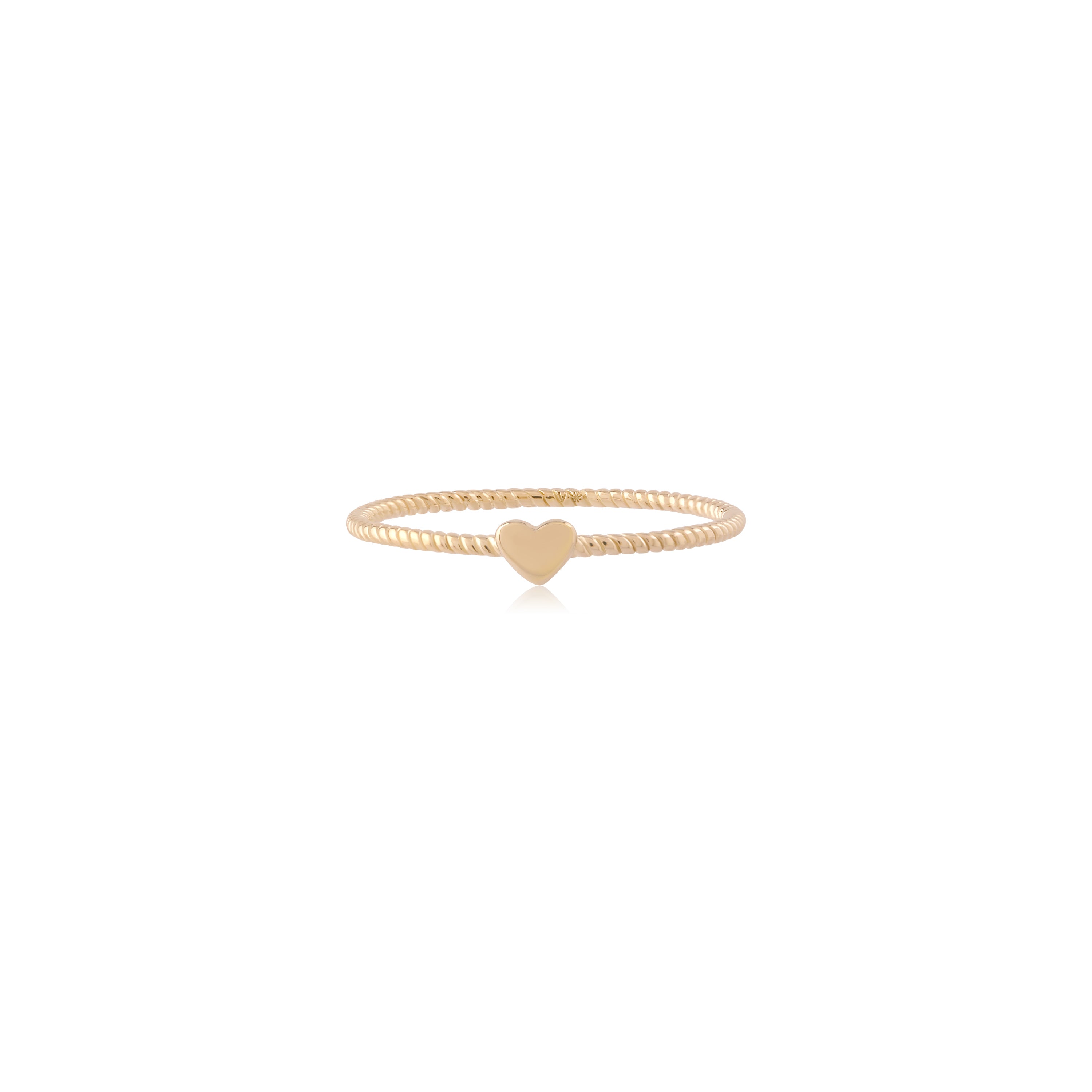 Heart - 14kt Gold Vermeil Ring