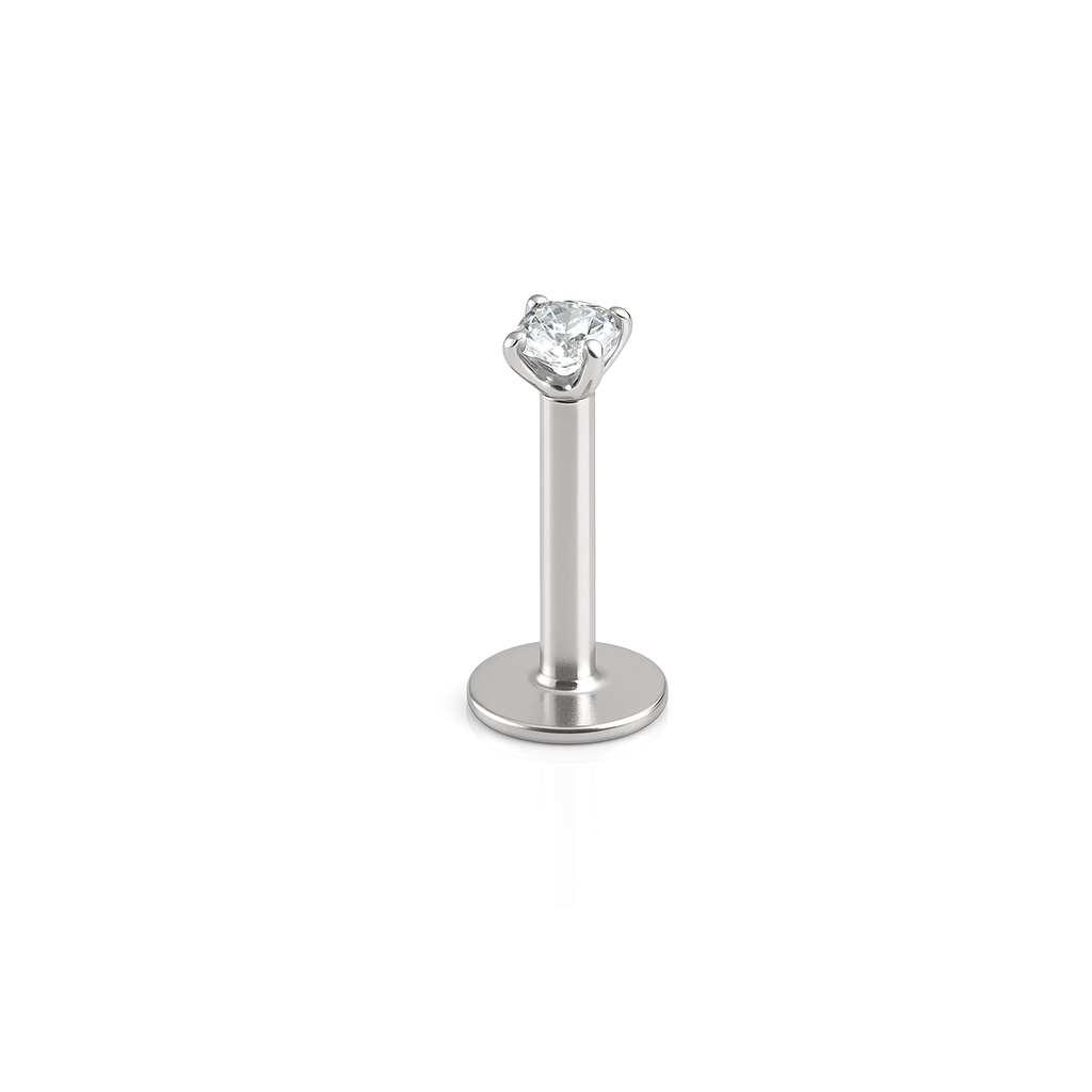 Surgical Steel Claw Crystal Flatback