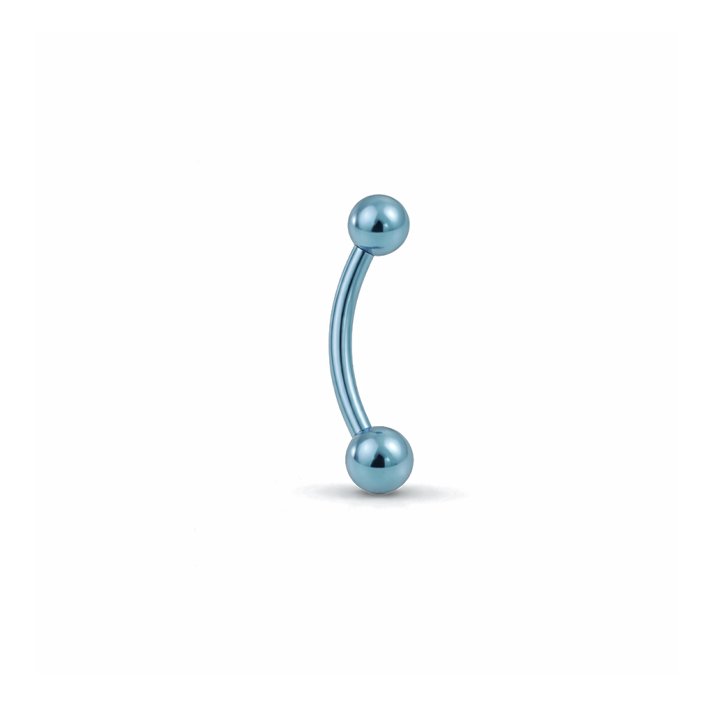 Niobium Curved Barbell