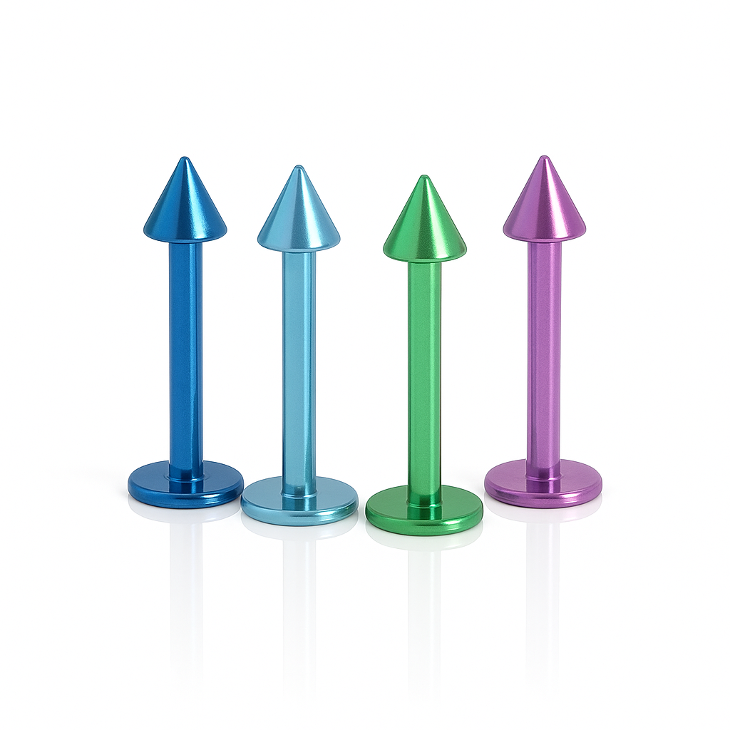 Niobium External Thread Spike Flatback