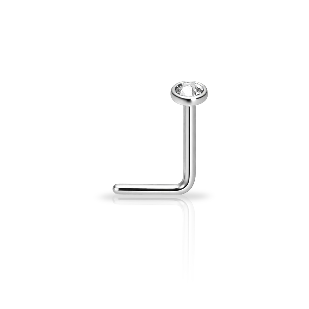 Surgical Jewelled Ball Nose Stud