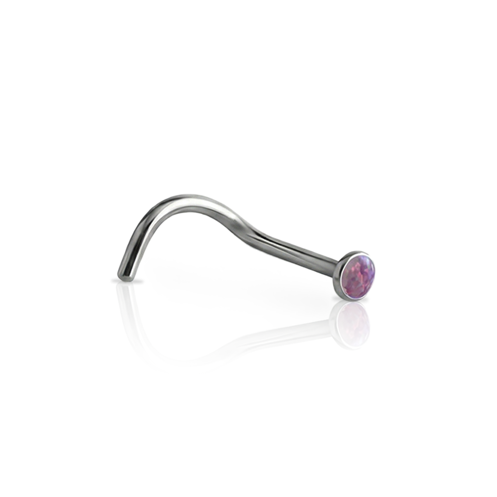 Surgical Steel Opal Nose Stud