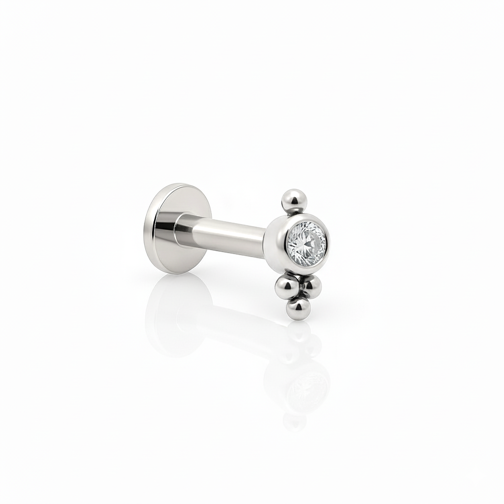 V-Platinum 2.5mm Cluster Crystal Flatback