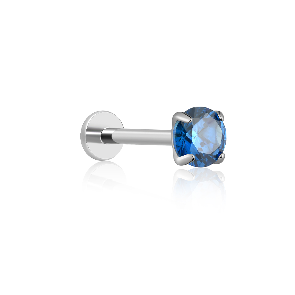 V-Platinum Claw Crystal Flatback