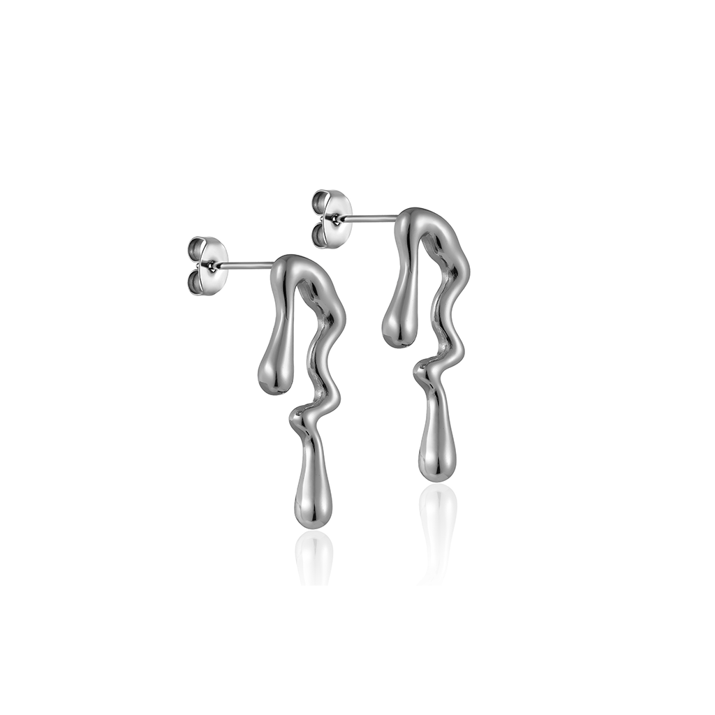 V-Platinum Earrings - Evra