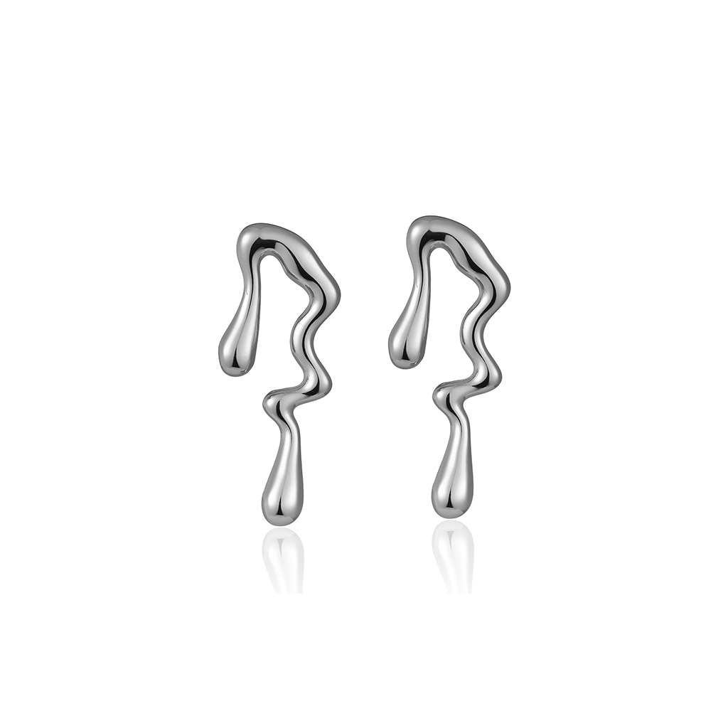 V-Platinum Earrings - Evra