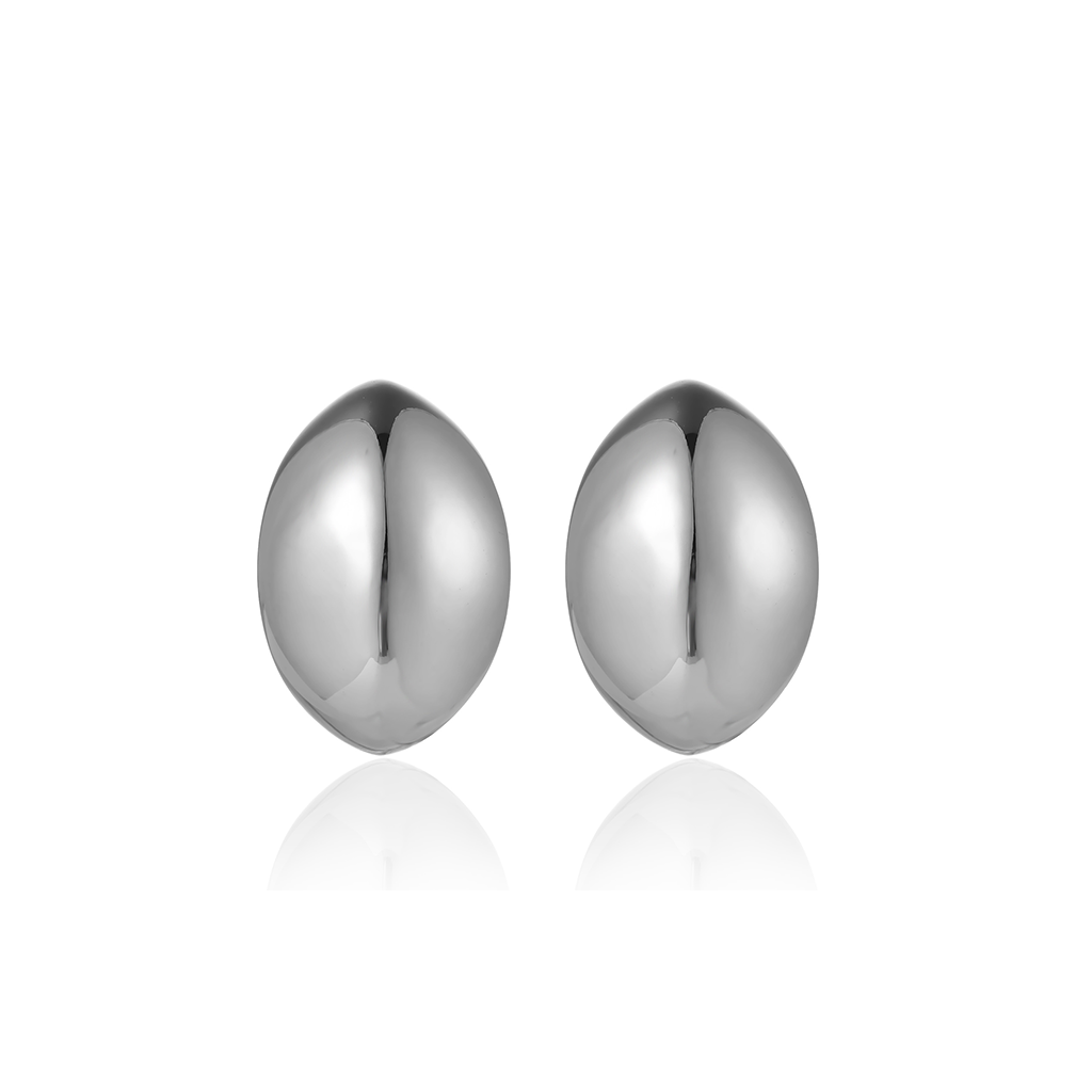 V-Platinum Earrings - Magma