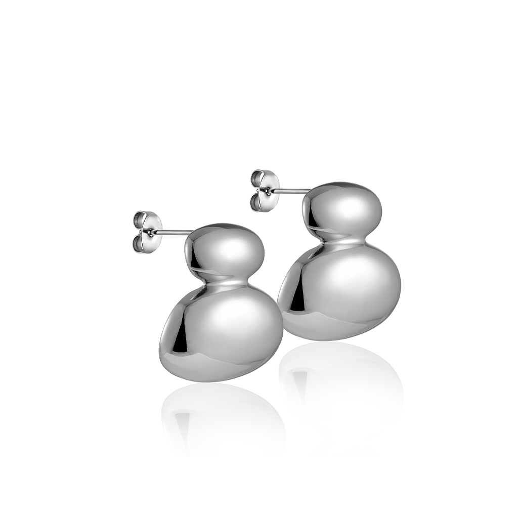 V-Platinum Earrings - Rundle