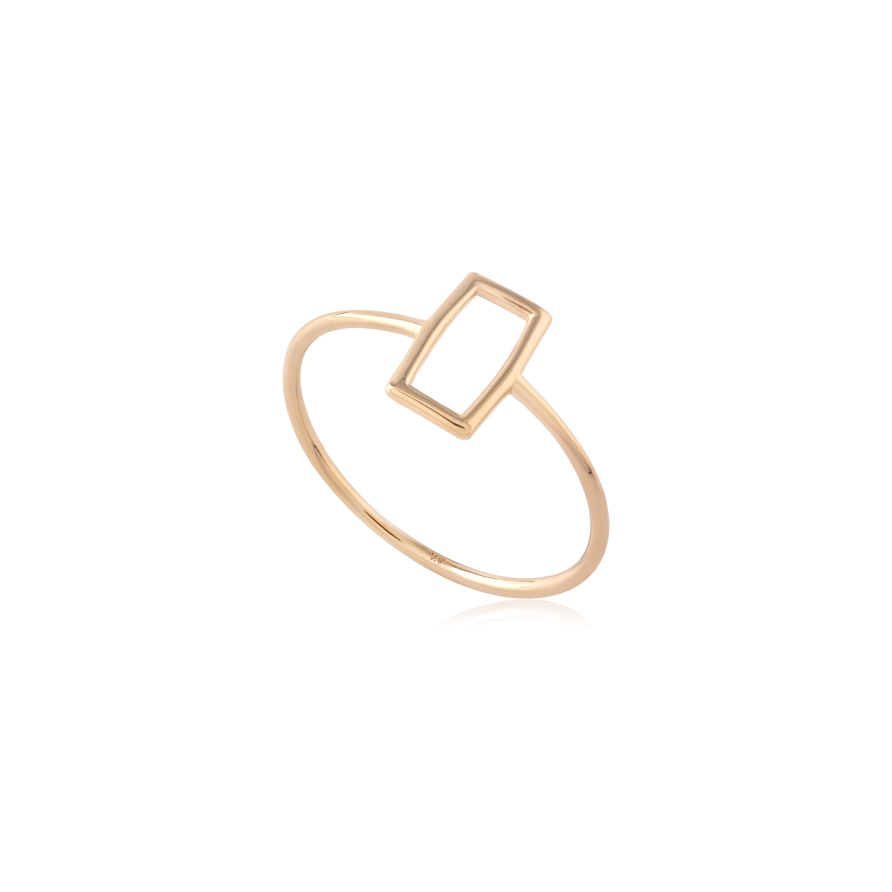 Rectra - 14kt Gold Vermeil Ring