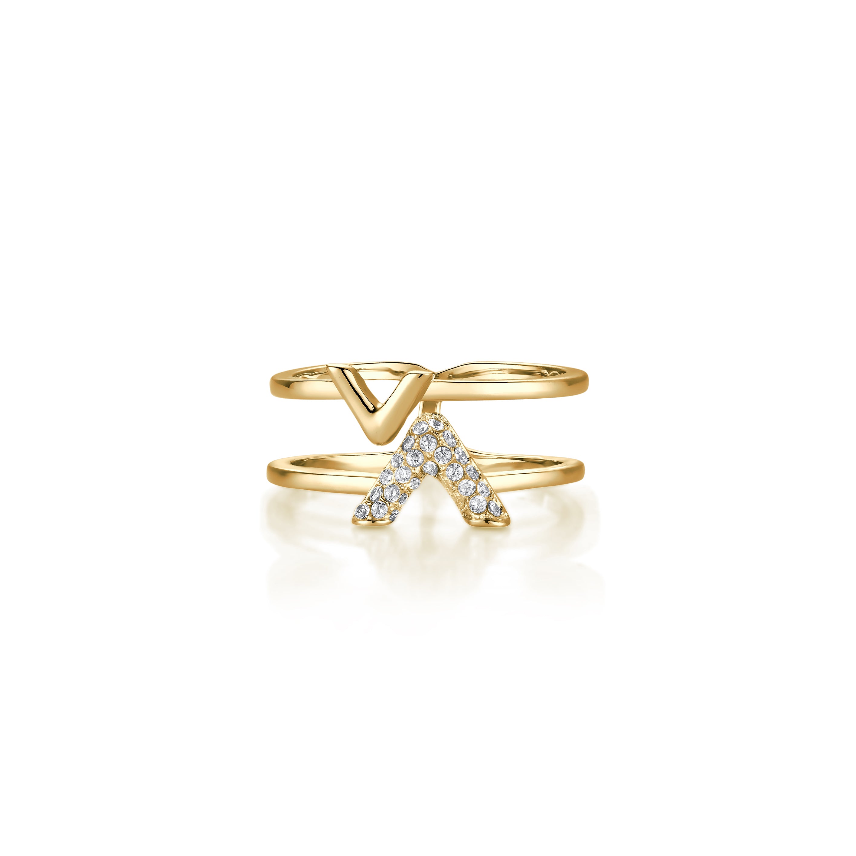 14kt V-Gold Ring - V For V