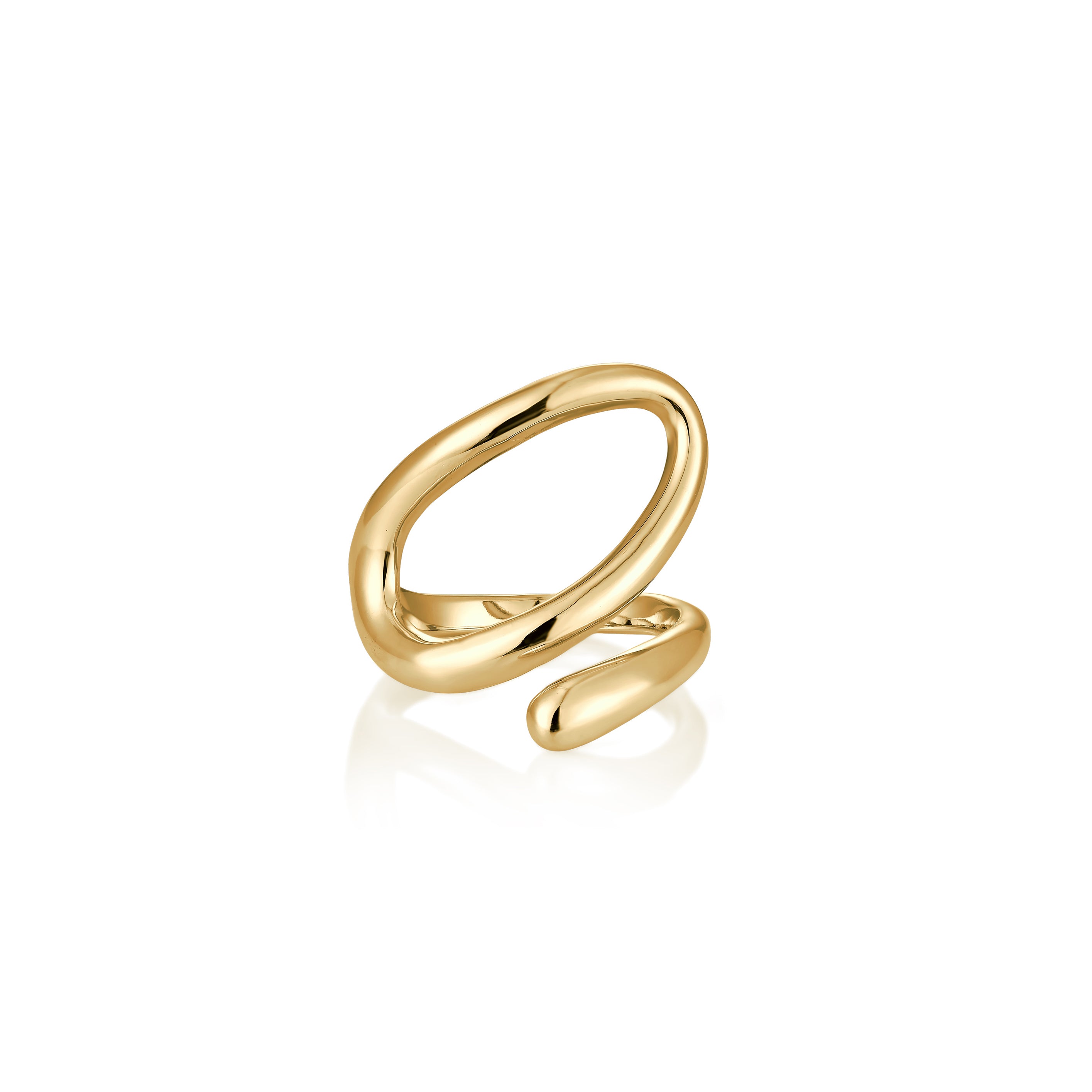 14kt V-Gold Ring - Loop