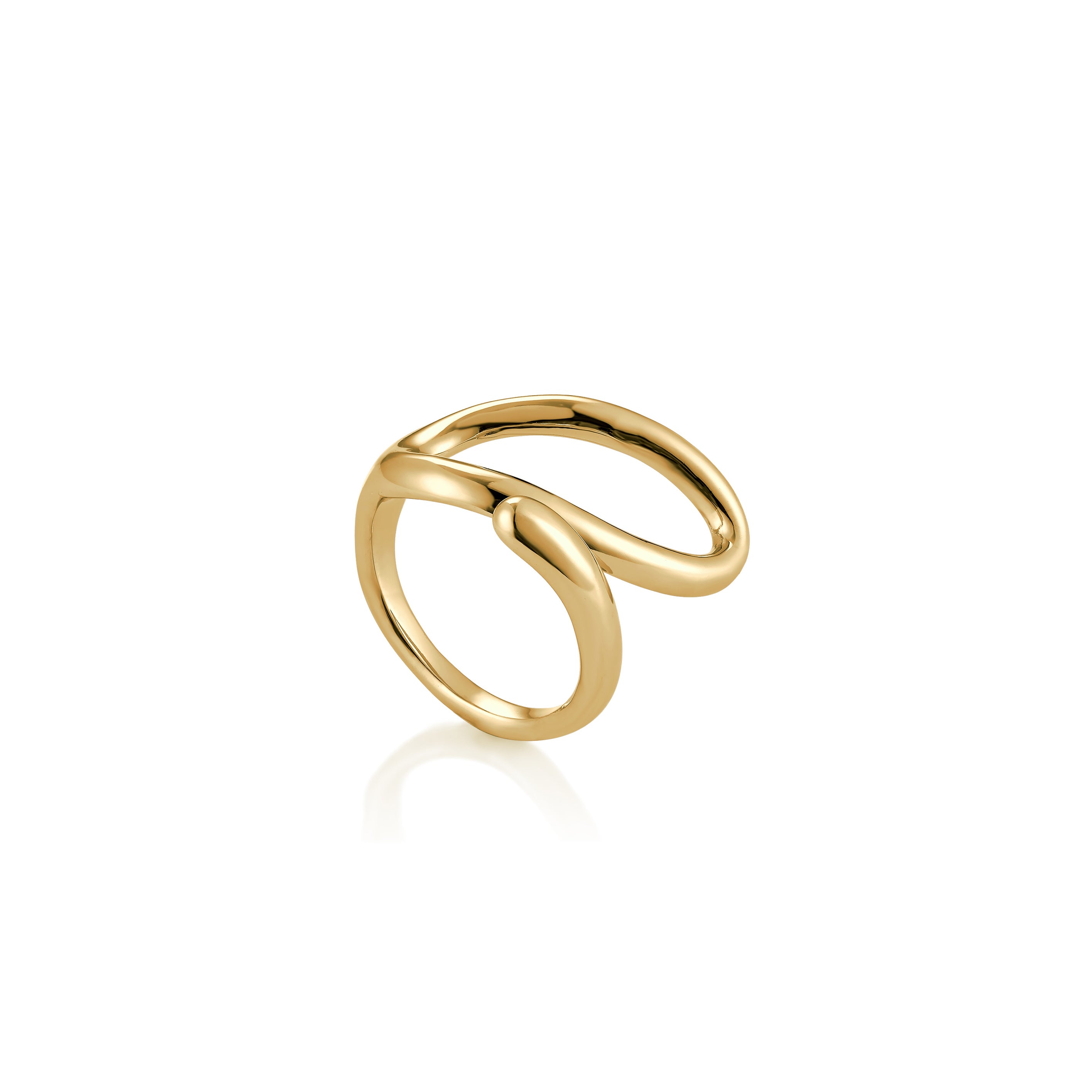 14kt V-Gold Ring - Loop