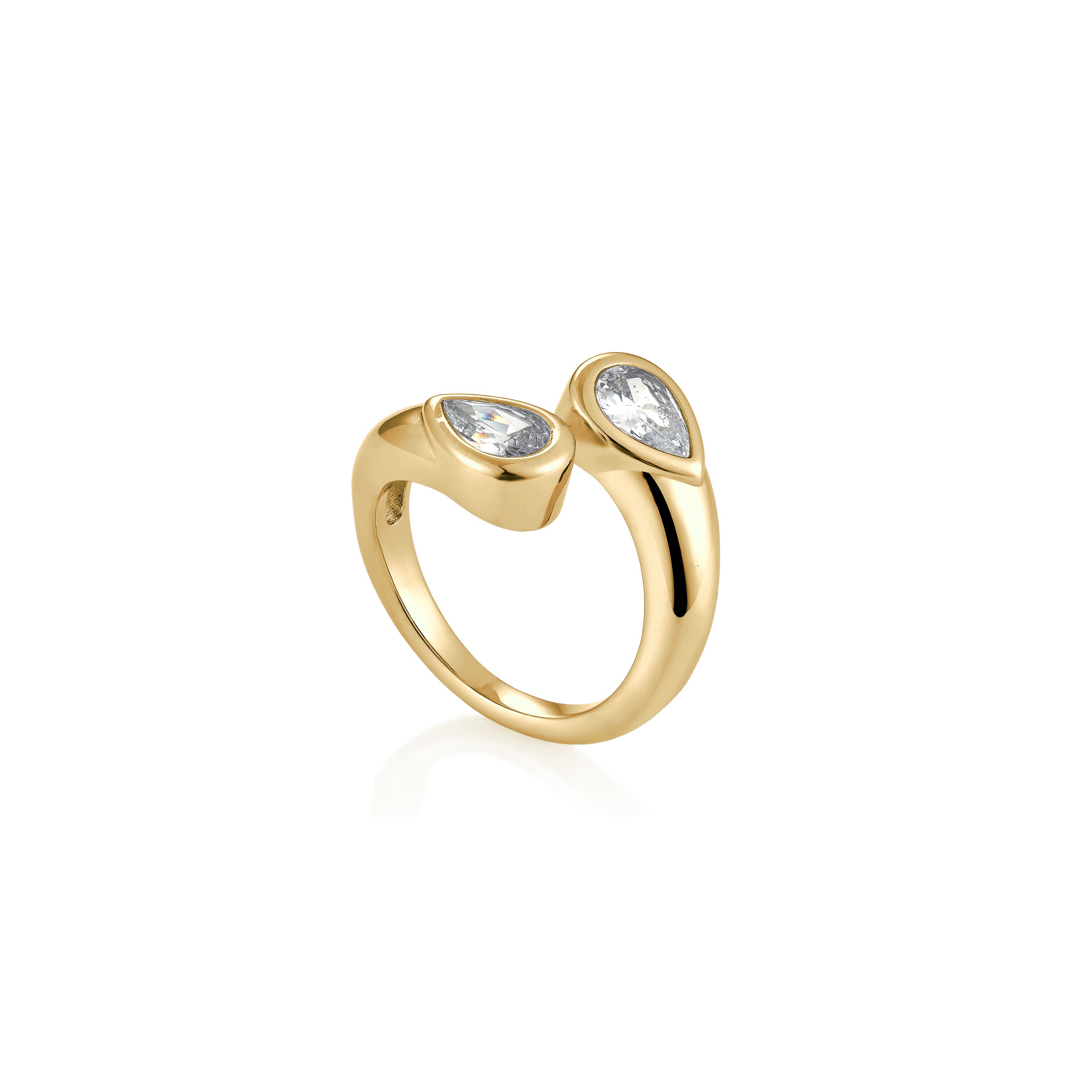 14kt V-Gold Ring - Tera