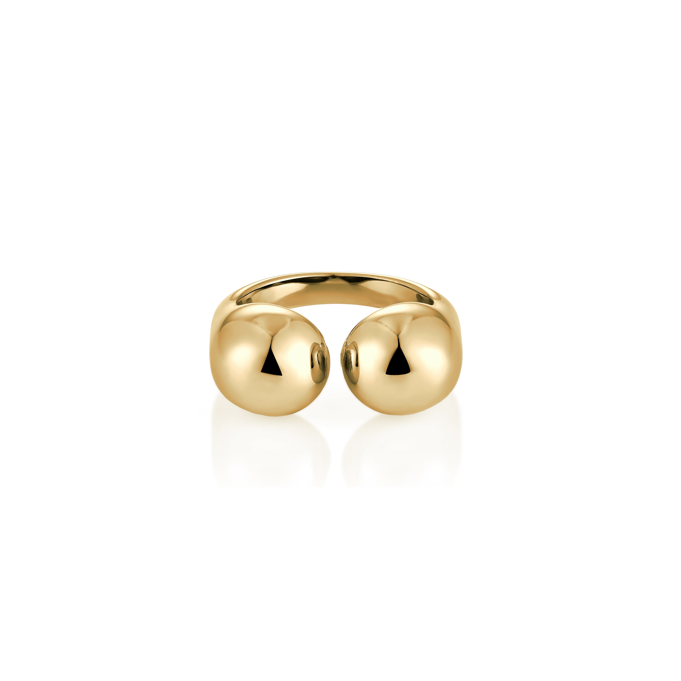 14kt V-Gold Ring - Bola