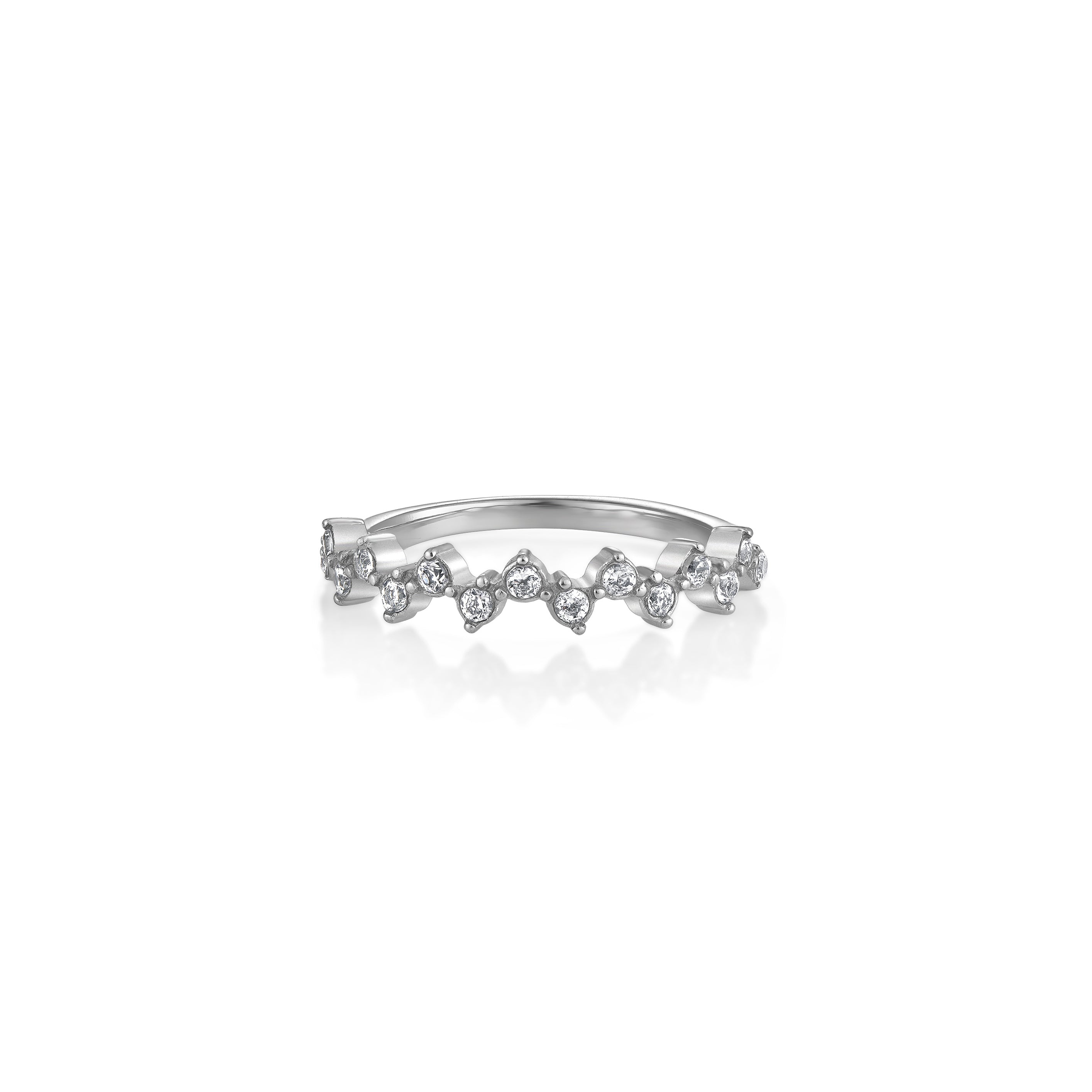 V-Platinum Ring - Jag