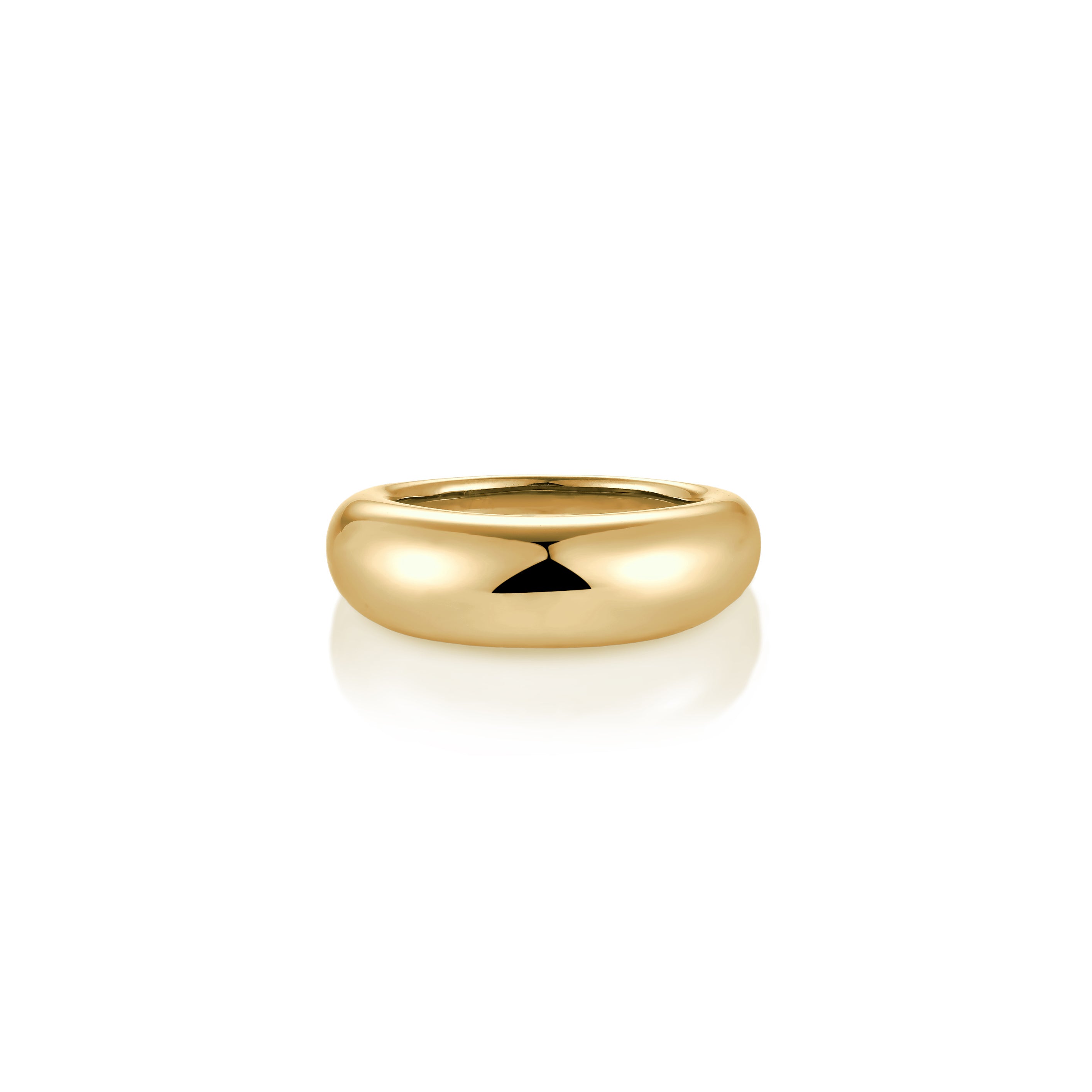 14kt V-Gold Ring - Dome