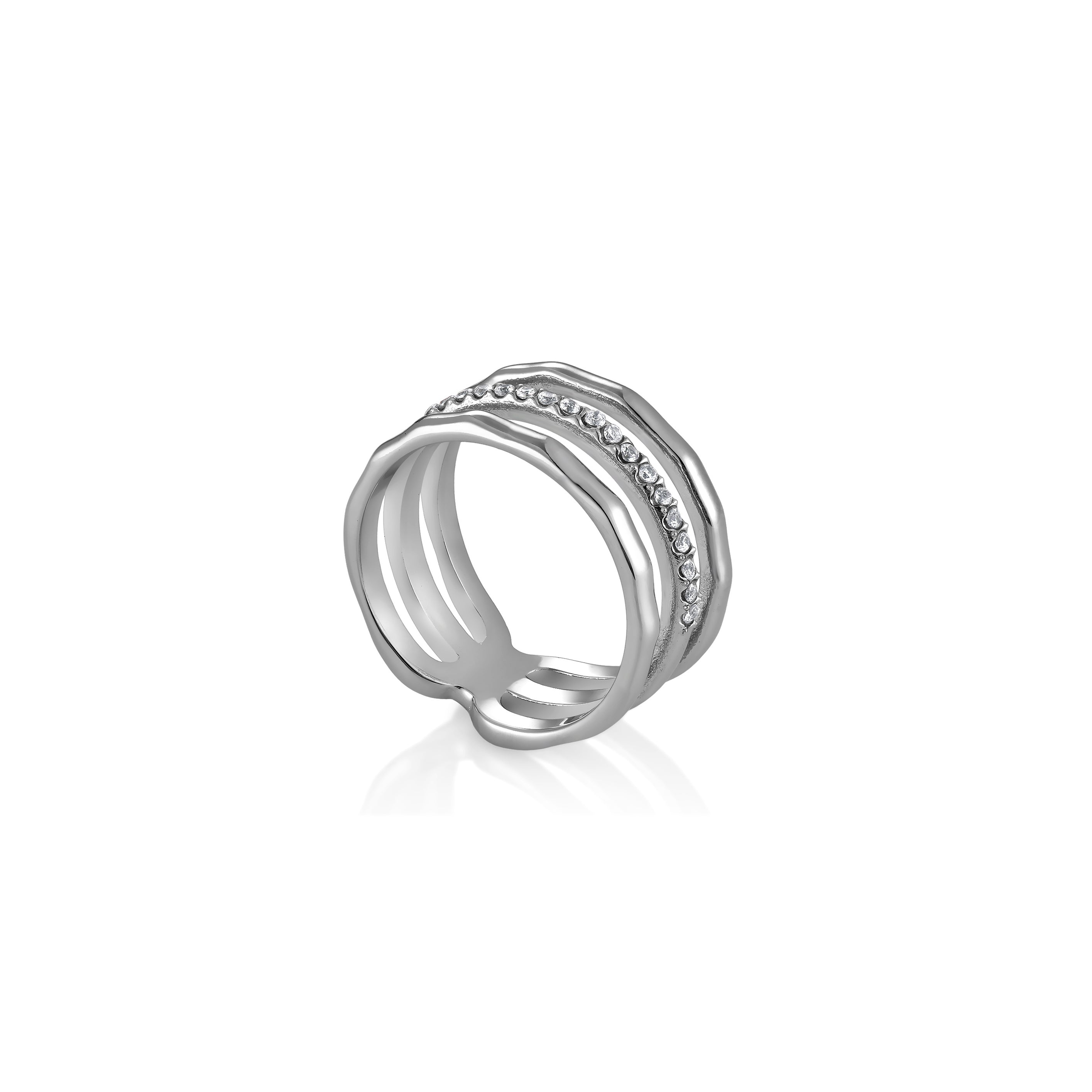 V-Platinum Ring - Trip