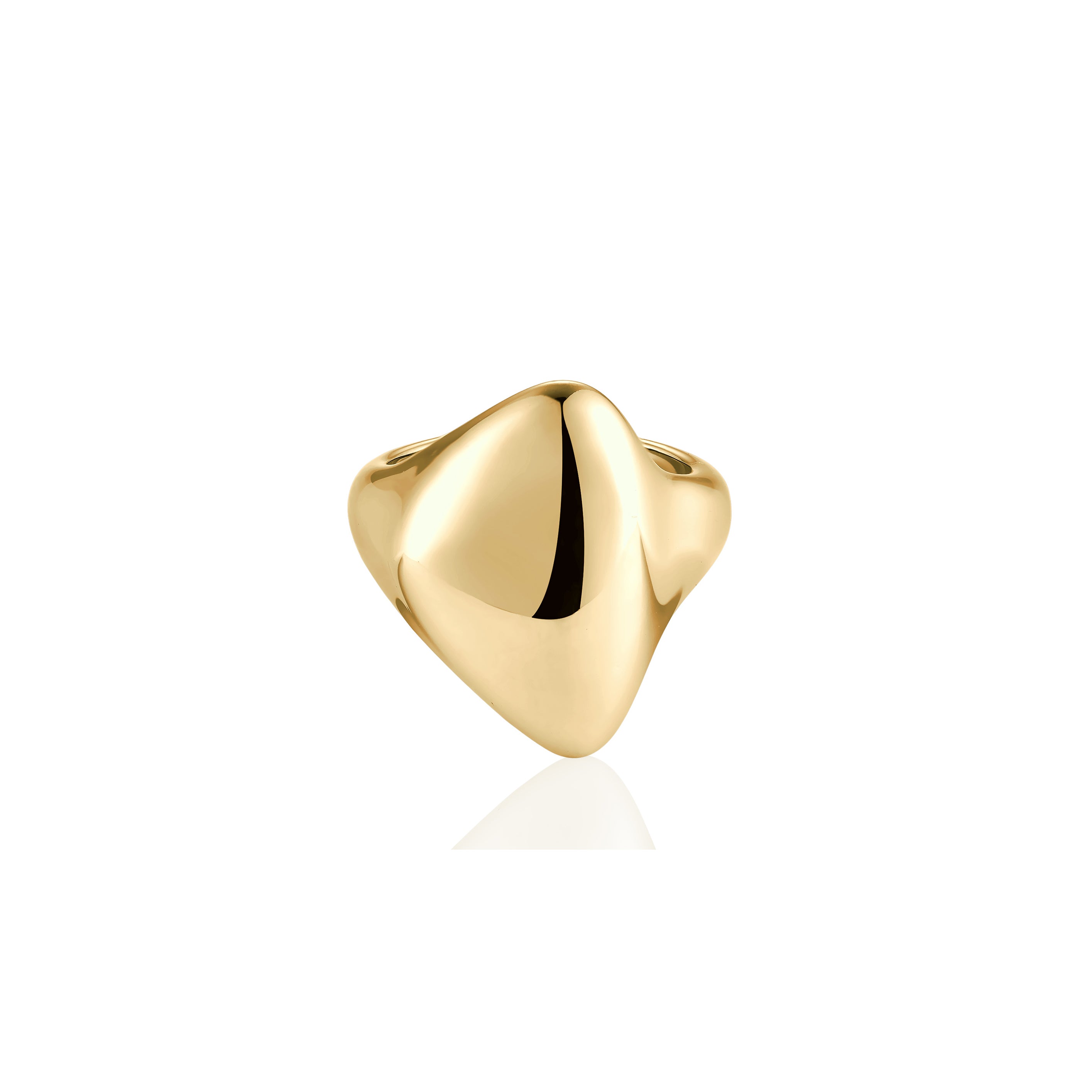 14kt V-Gold Ring - Orzo
