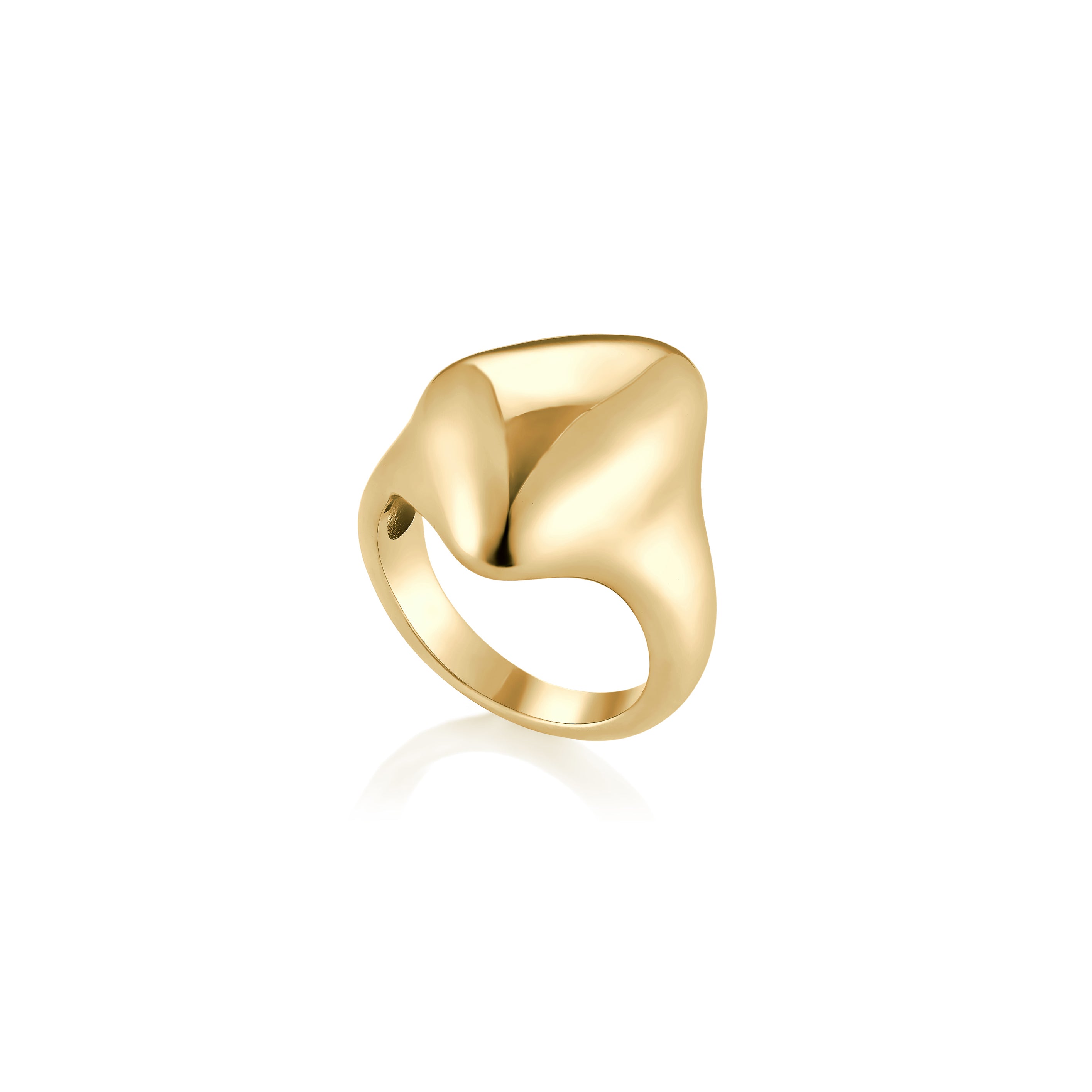 14kt V-Gold Ring - Orzo