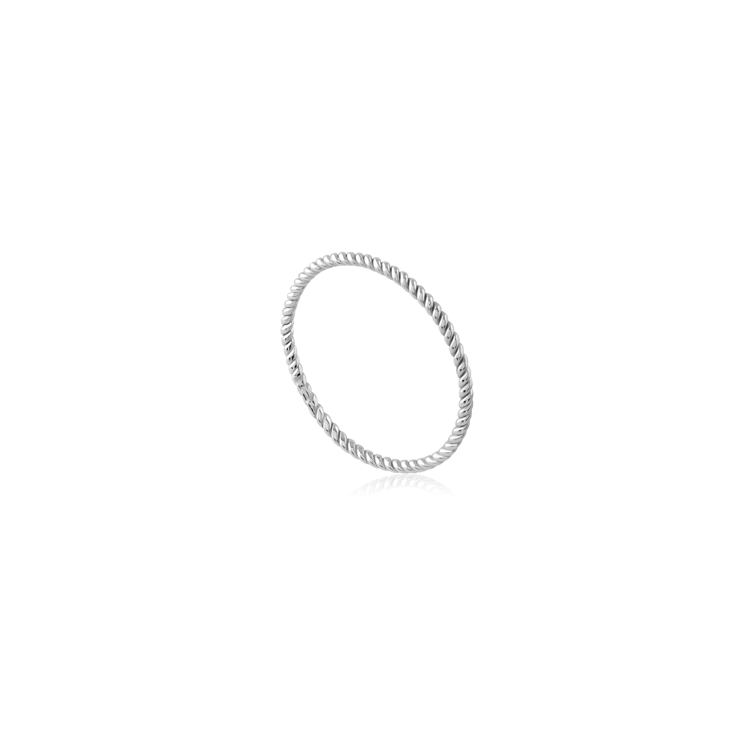 Rope - Sterling Silver Ring