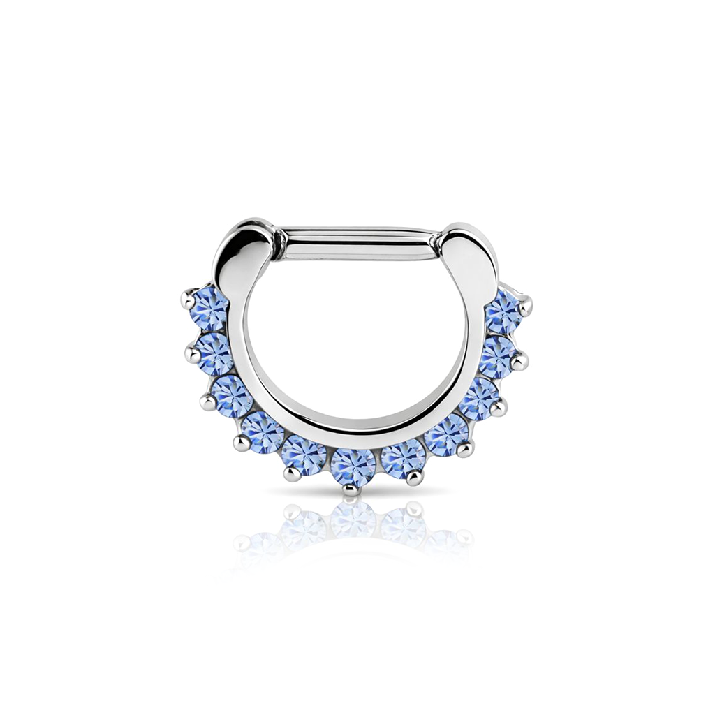 Jewelled Claw Hinged Ring