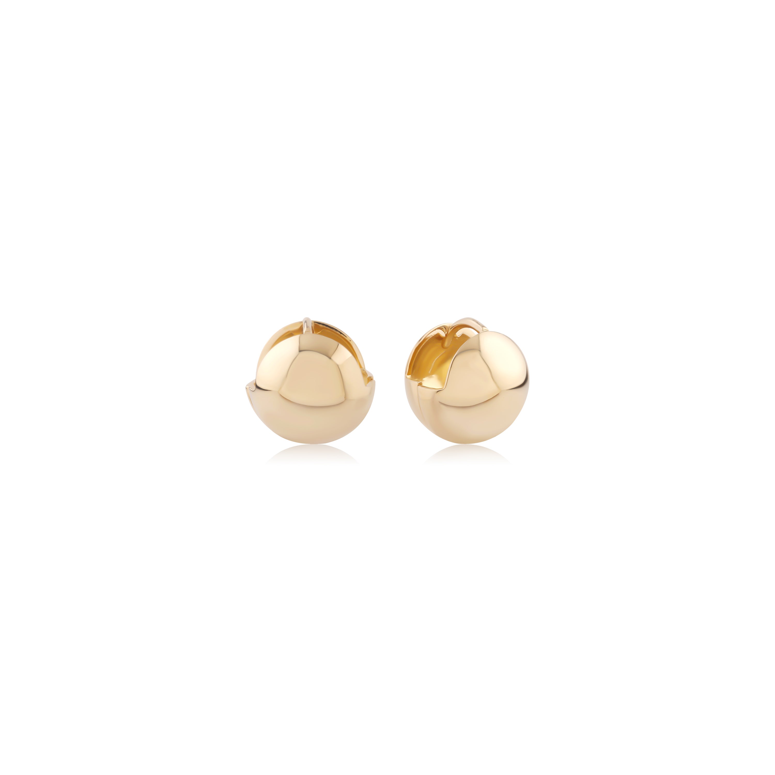 Sphere - 14kt Gold Vermeil Earrings
