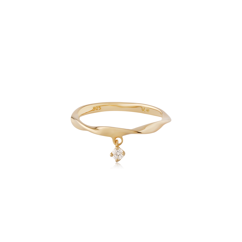 Swinglet - 14kt Gold Vermeil Ring
