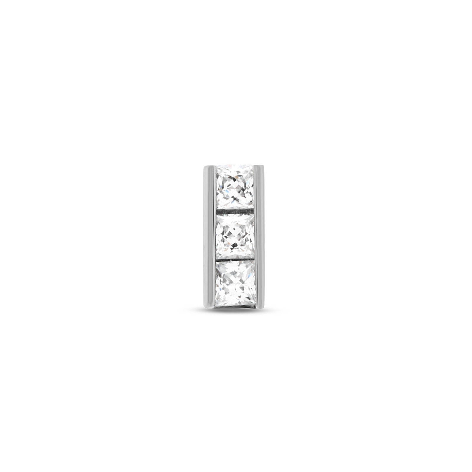 3 Princess Cut Stone Flatback