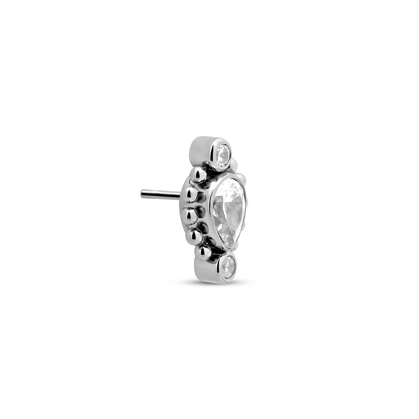 Ovate Jewelled Beaded Cluster Flatback