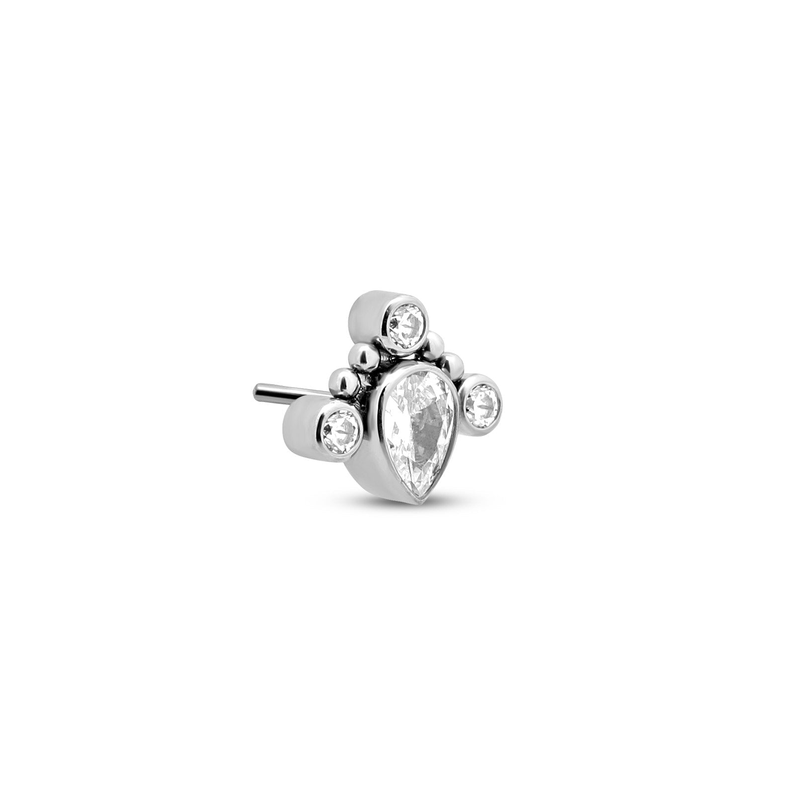 Tear Jewelled Crown Flatback