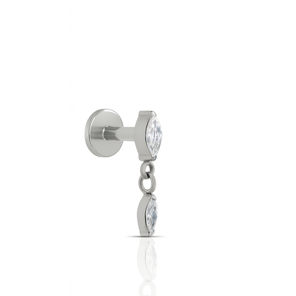 Marquise Stone Dangle Flatback