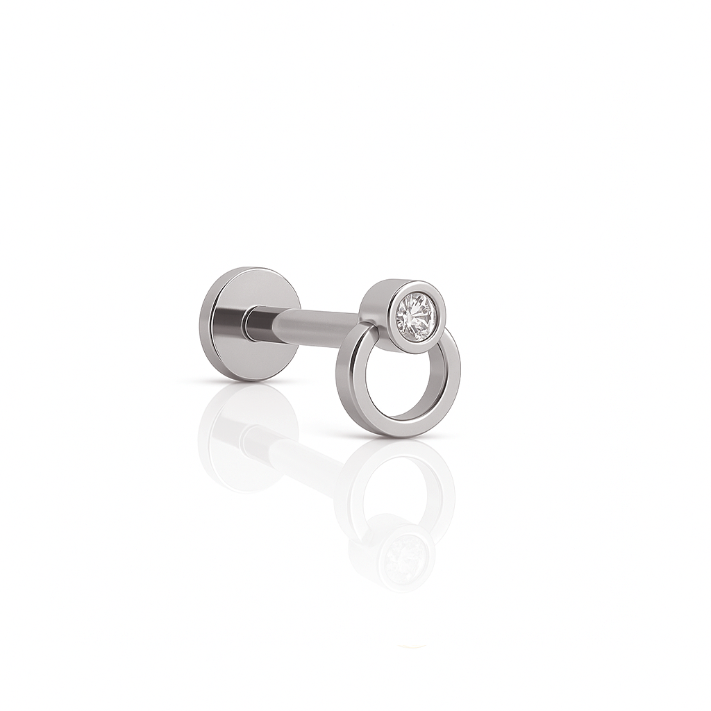 Ring With 2.5mm Jewel Flatback