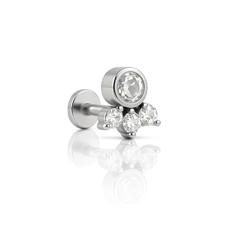 Tia Jewelled Cluster Flatback