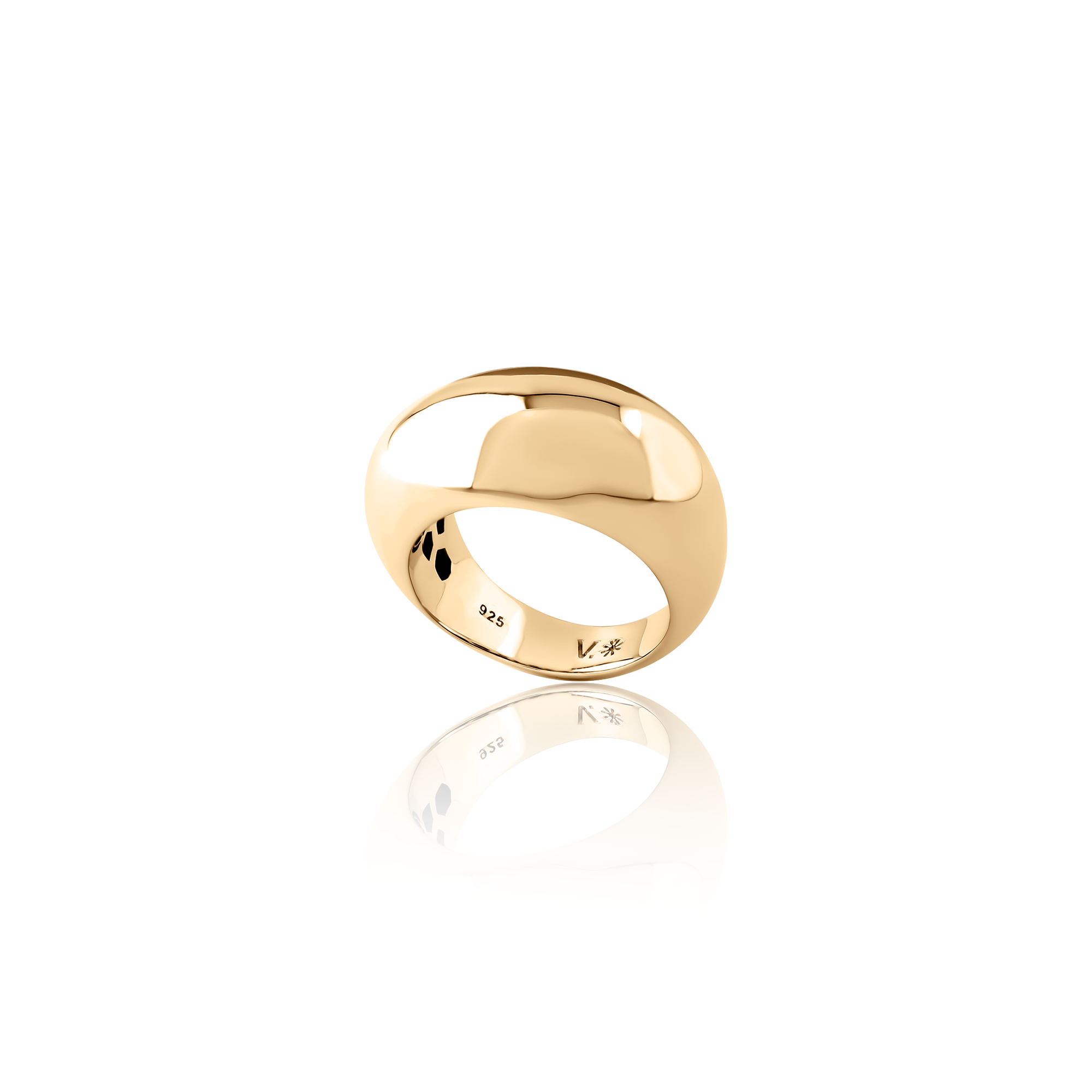 Thundra - 14kt Gold Vermeil Ring
