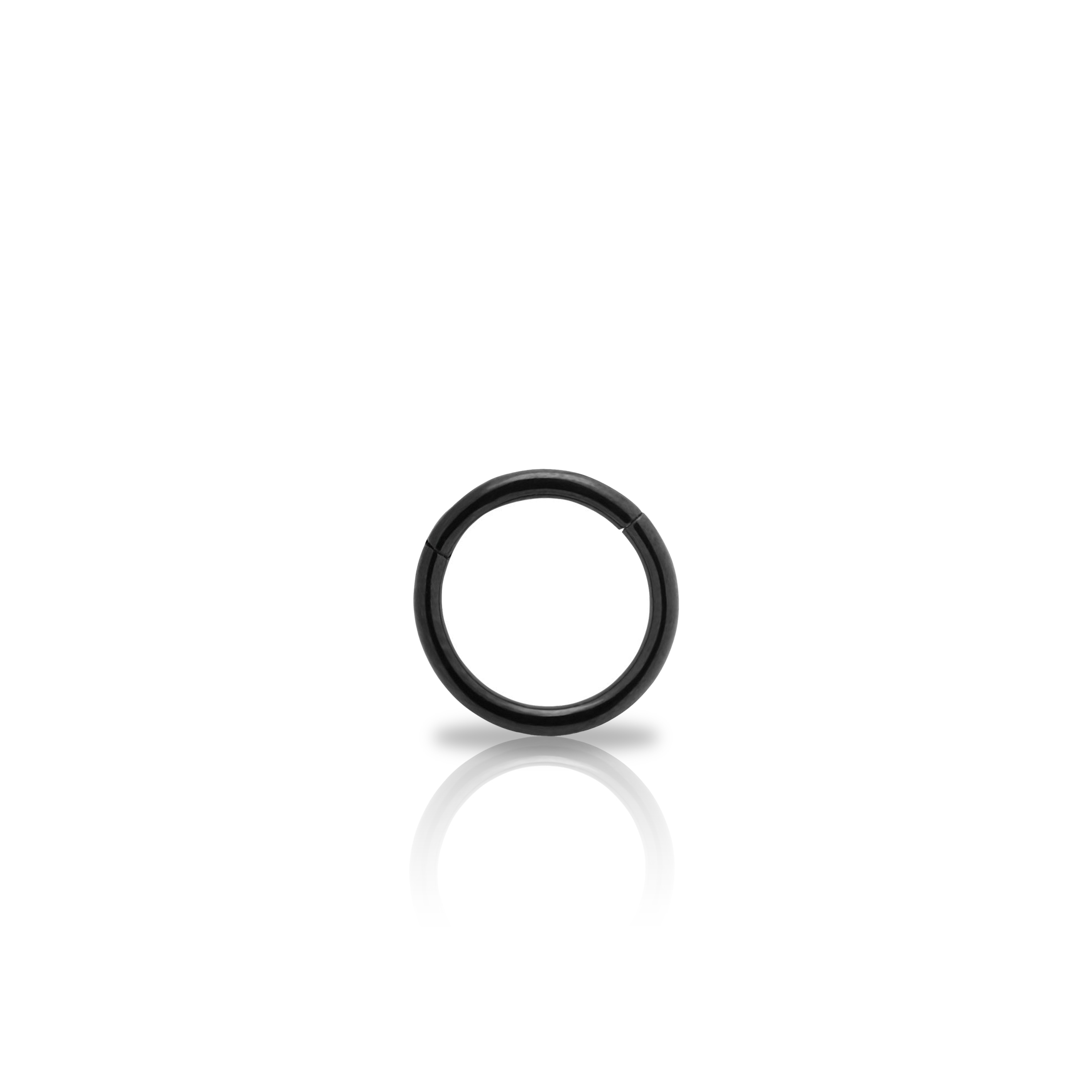 Black Titanium Hinged Segment Ring