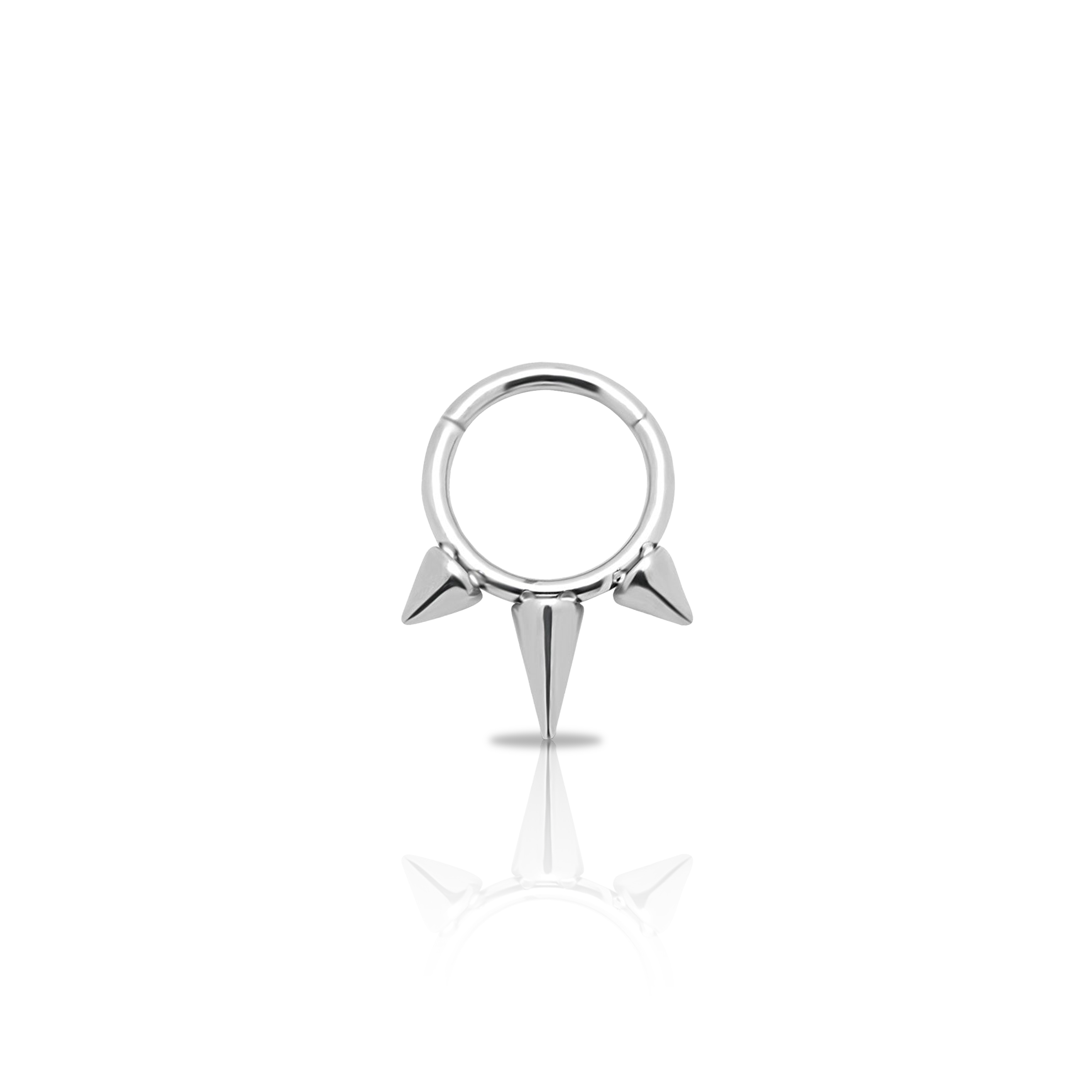 3 Spikes Hinged Ring