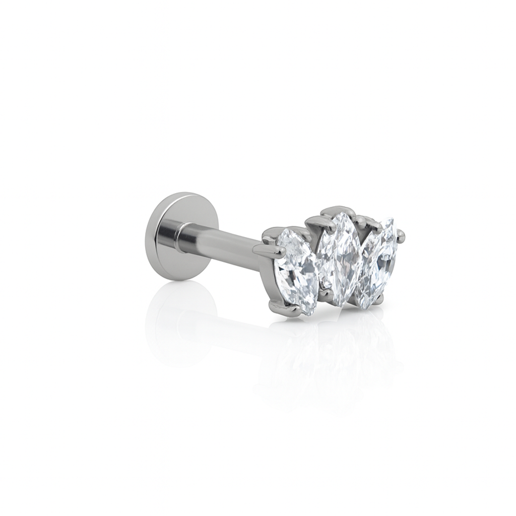 Squared Marquise Flatback