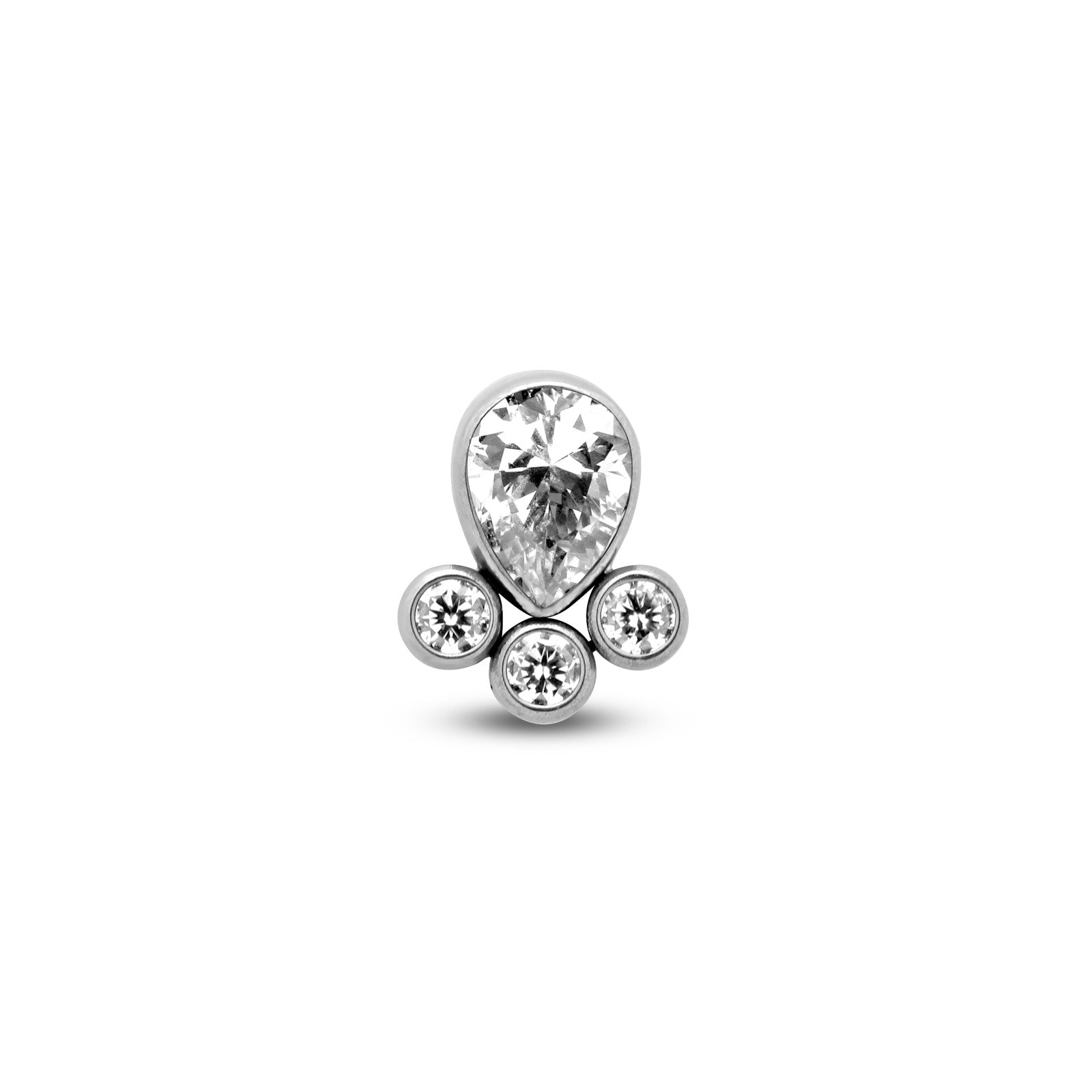 Jewelled Paw Cluster Flatback