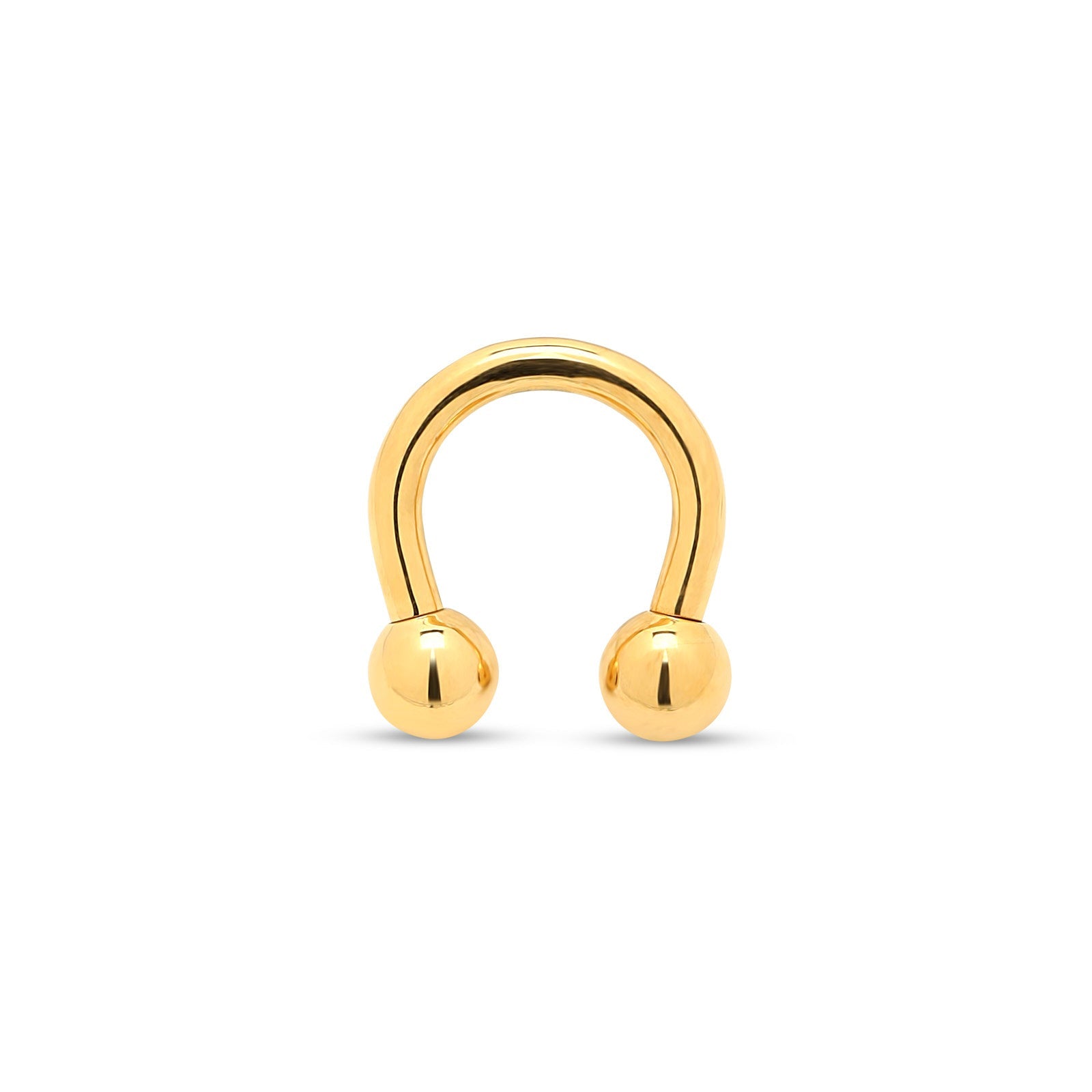 18k V-Gold Internal Thread Horseshoe