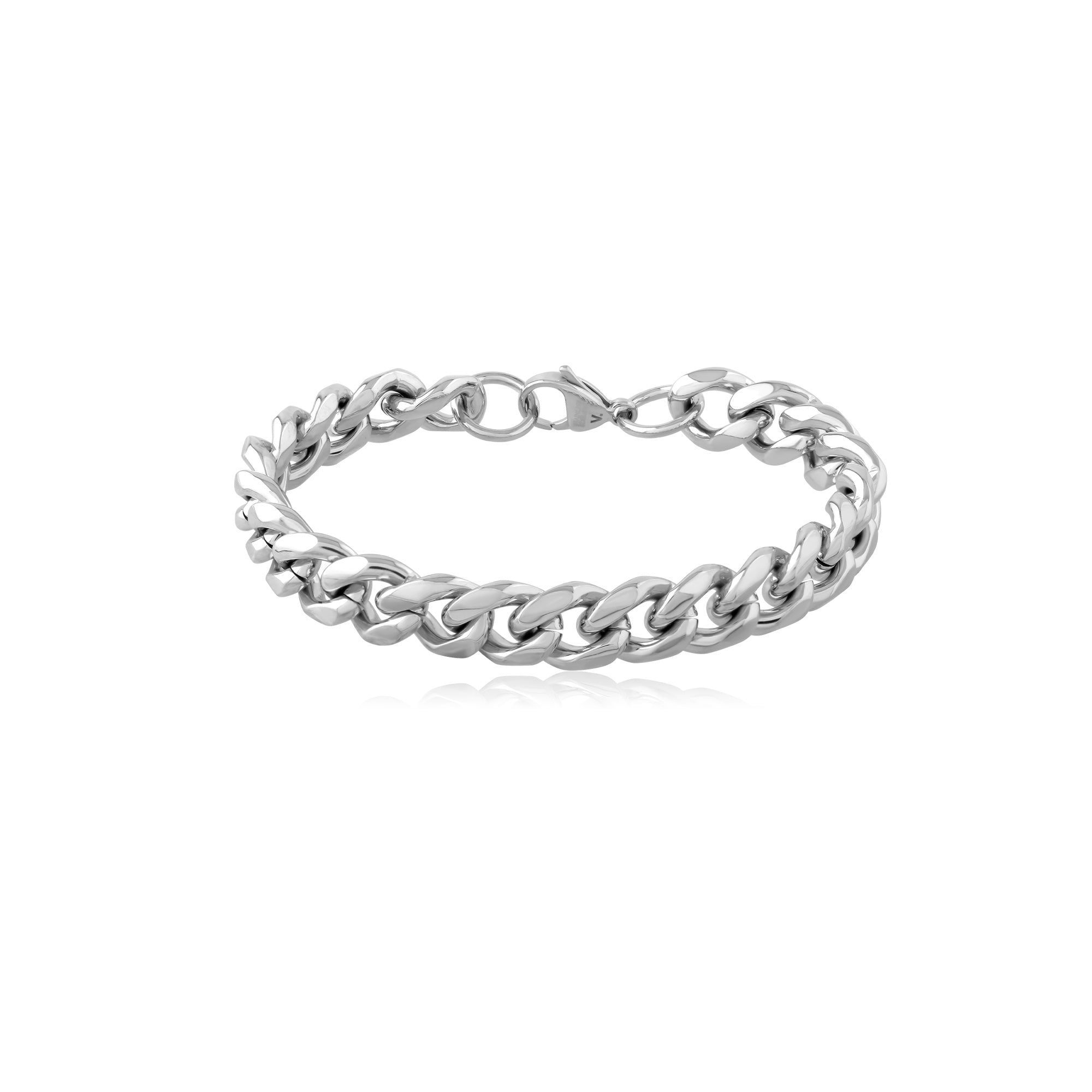 Steel Bracelet Large Curb