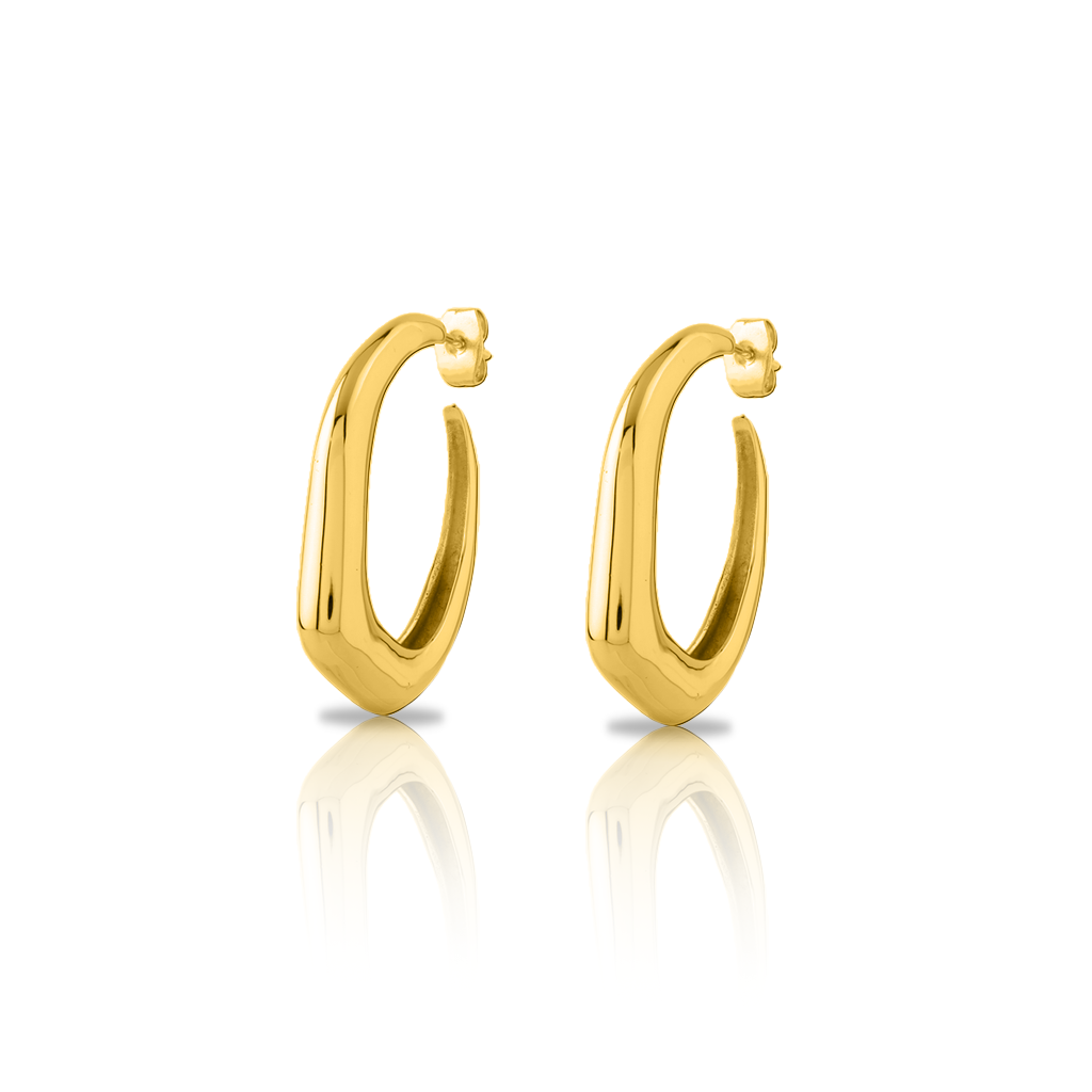 18k V-Gold Chroma Earrings - Pair