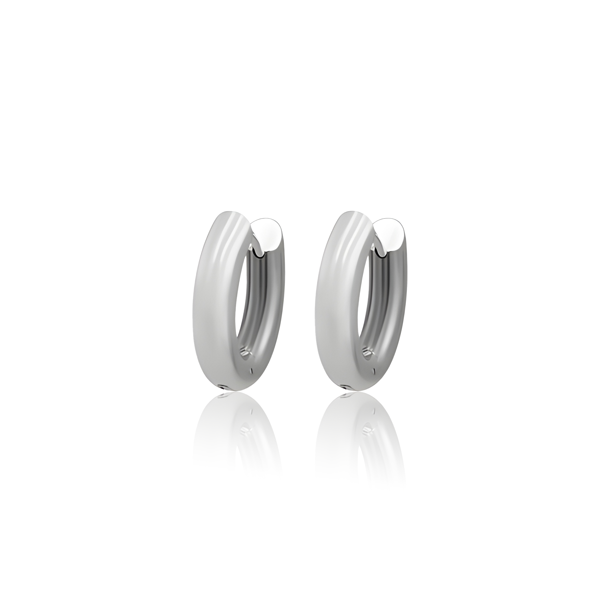 Surgical Steel Hoop Earrings - Pair