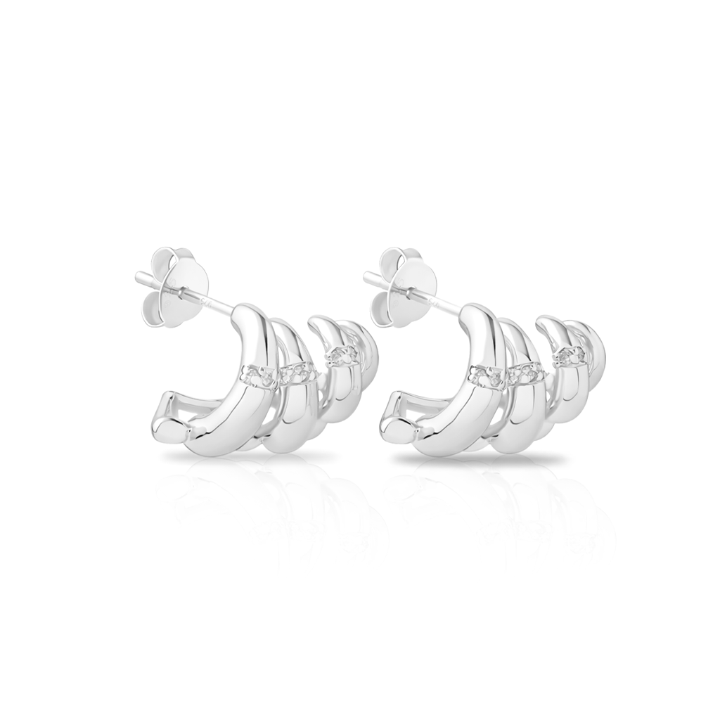 Surgical Steel Claw Earrings - Pair