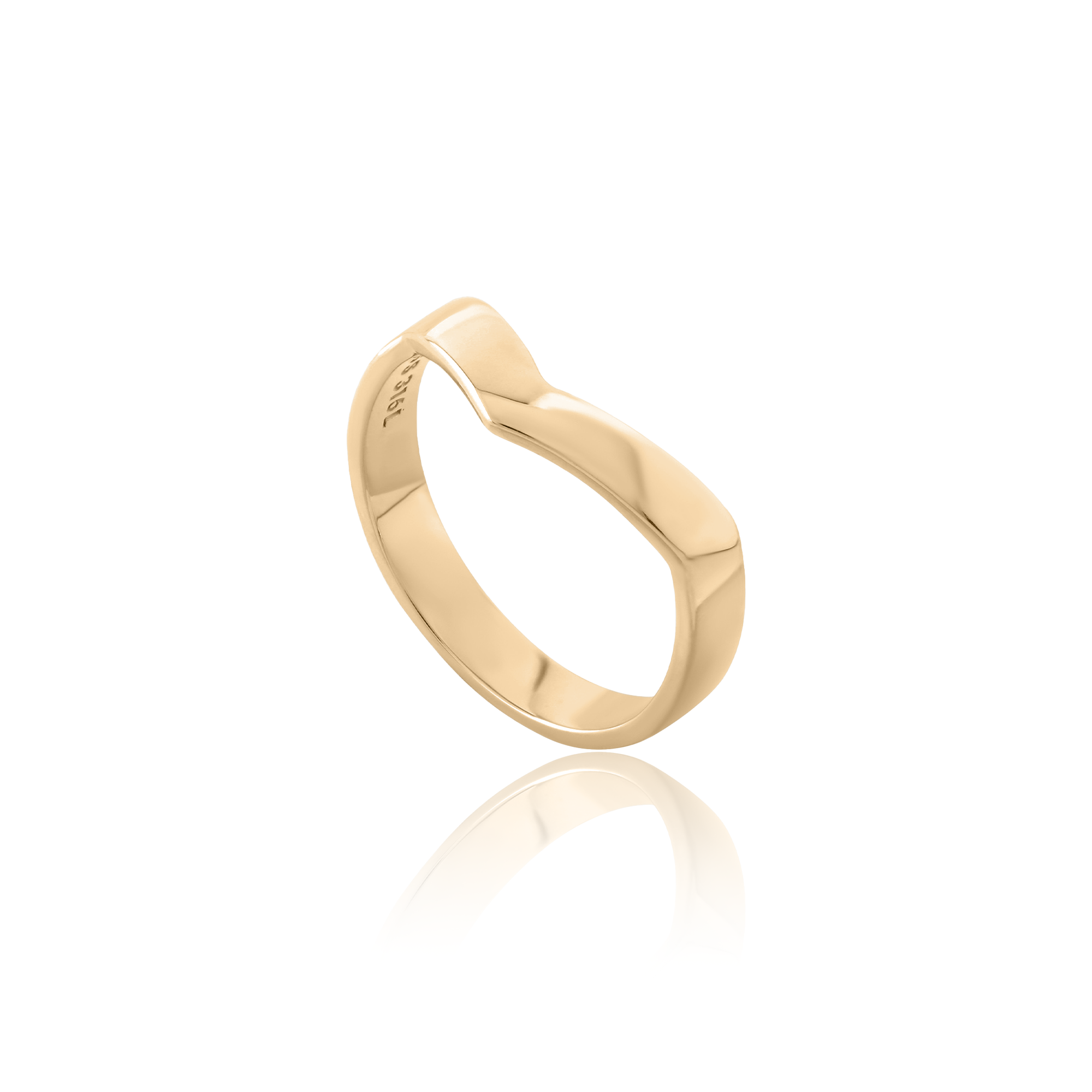 18k V-Gold Ring - V