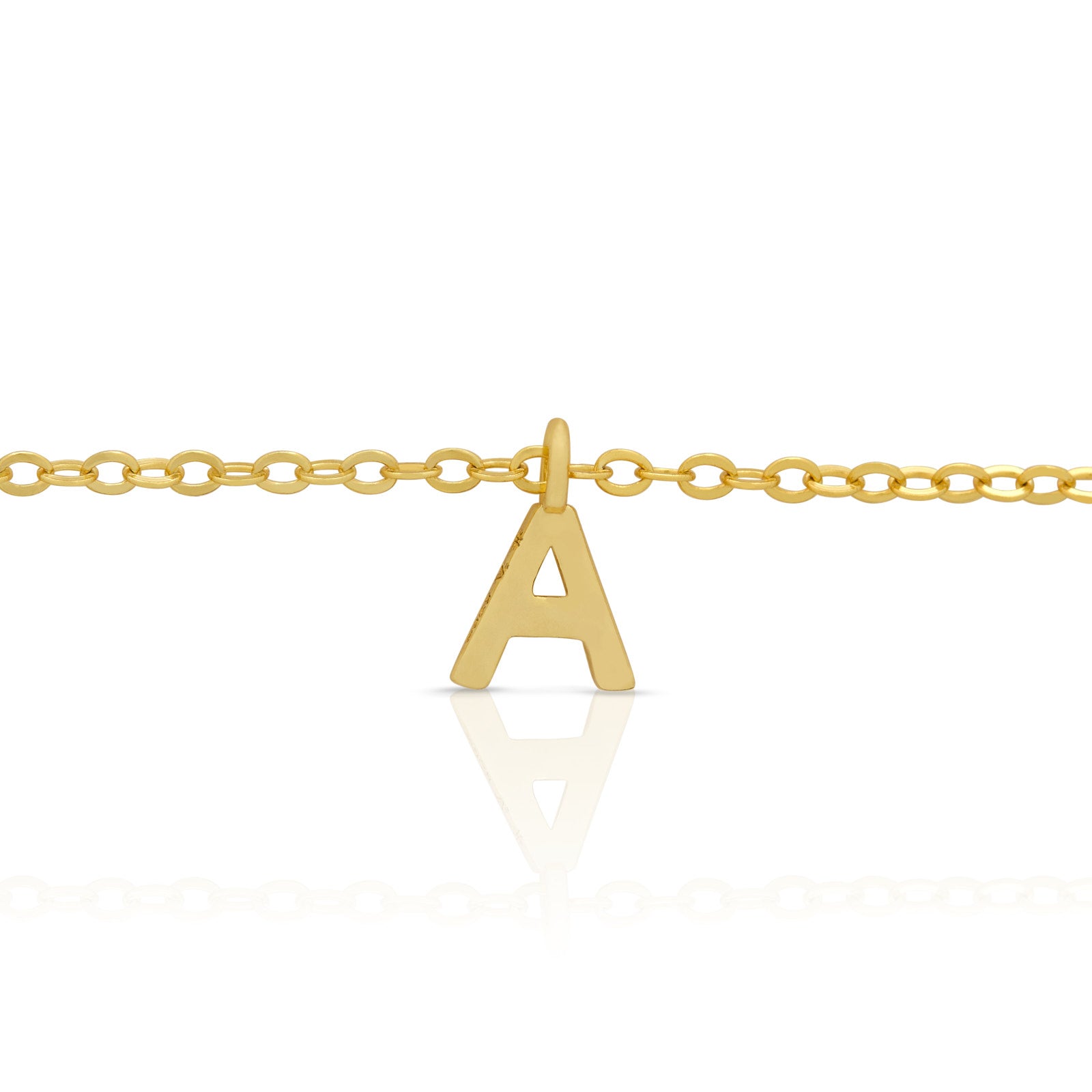 14kt Gold Vermeil Permanent Charm - Letters