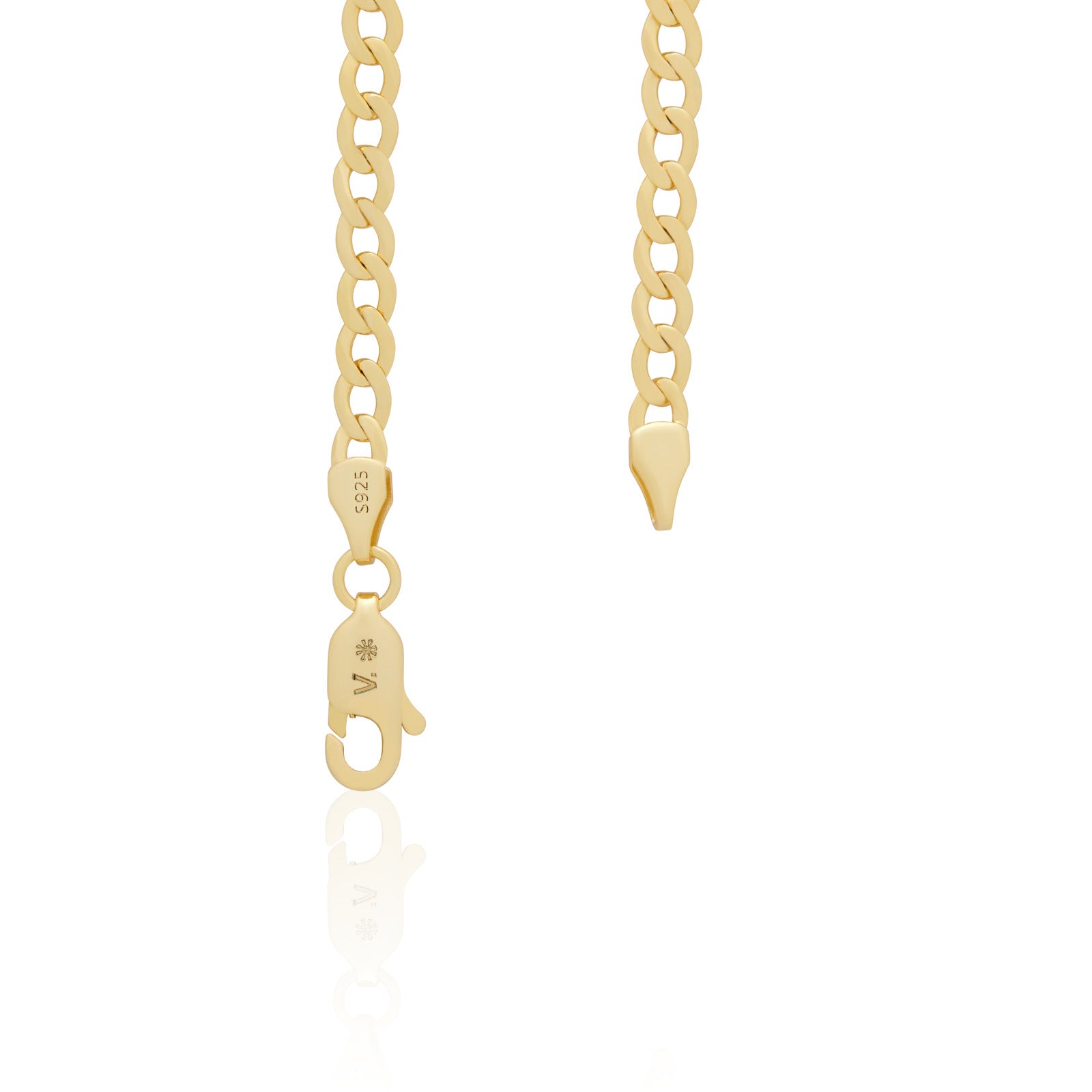14kt Gold Vermeil Necklace Cuban