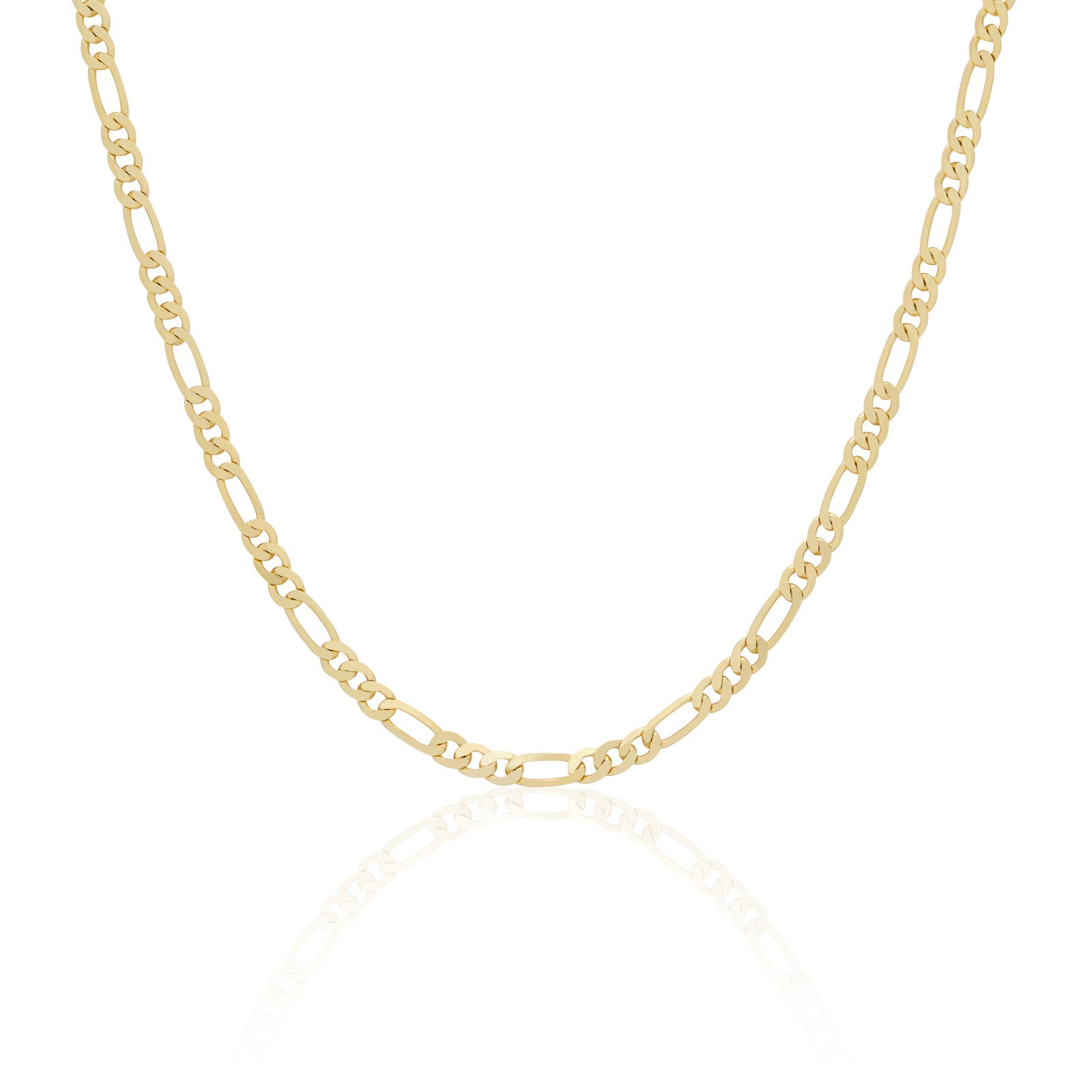 14kt Gold Vermeil Necklace Figaro Mini